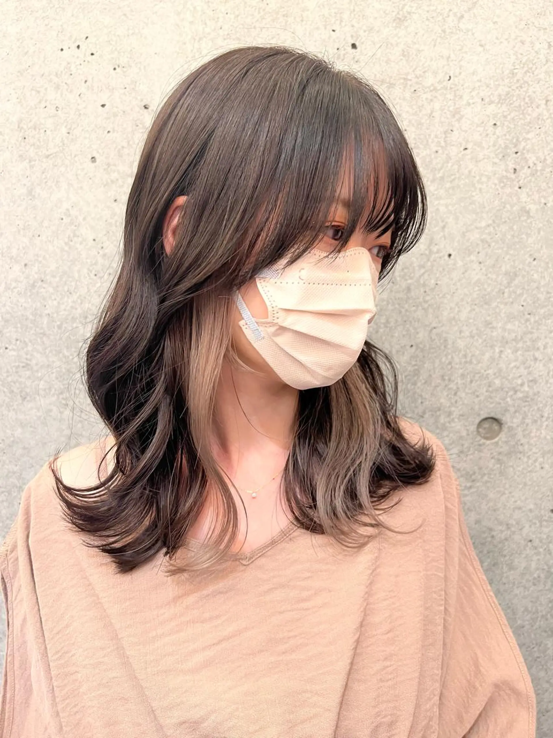 ロング カラー ヘアカラー Reno所属・宮田 凪沙のヘアスタイル