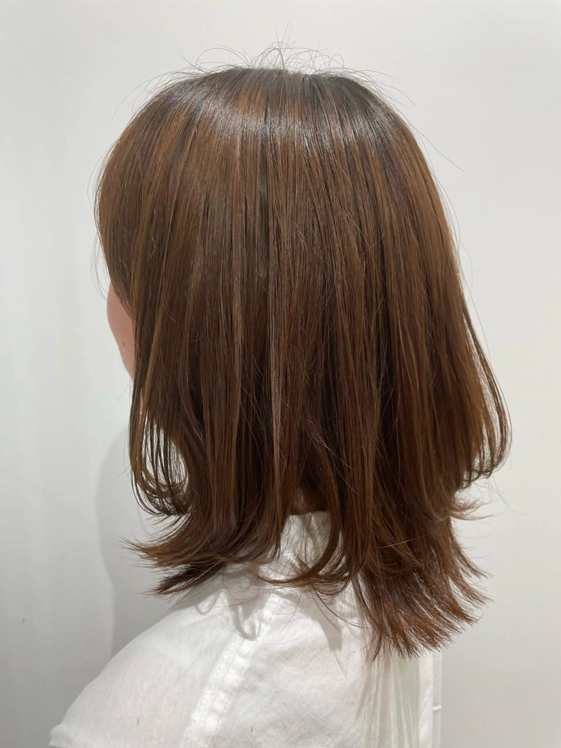 ミディアム カット ヘアカラー トリートメント 吉川 うららのヘアスタイル