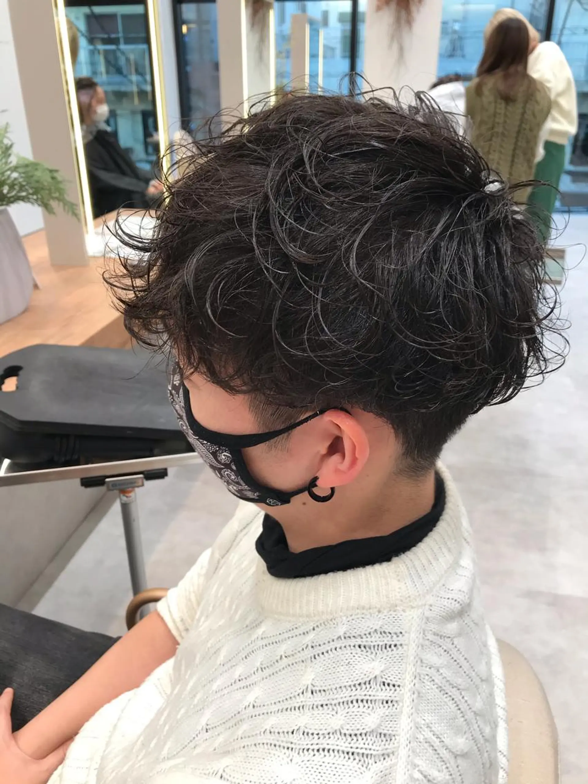 パーマ メンズ メンズパーマ カット パーマ 木野田 萌のヘアスタイル