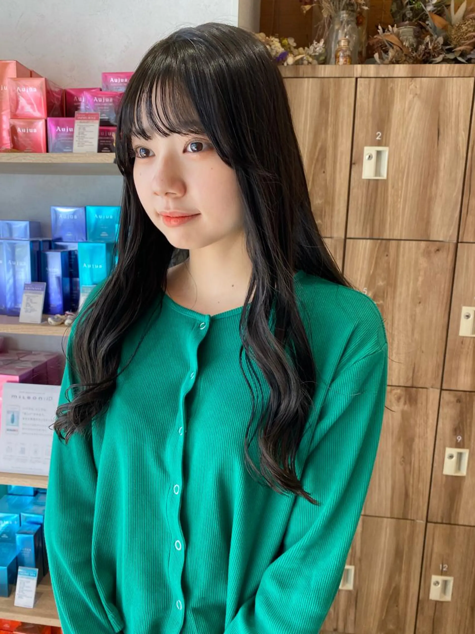 カラー グレージュ オリーブグレージュ オリーブグレー パーマ指名No1 /namiのヘアスタイル