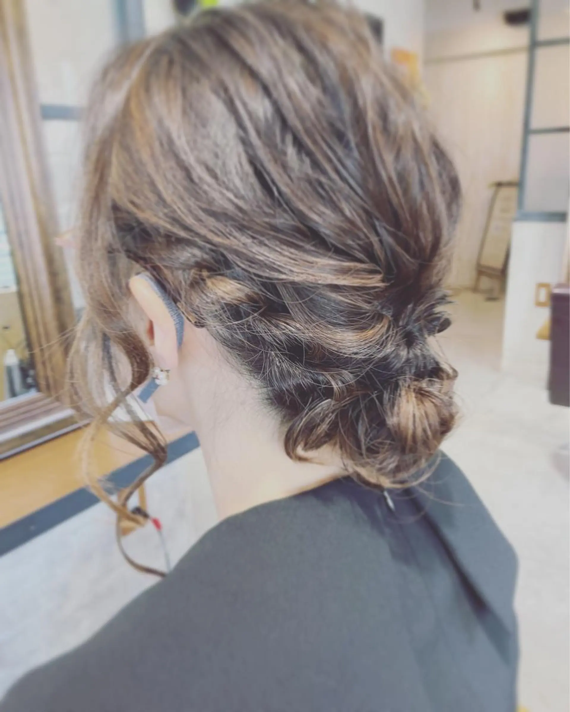 セミロング カラー ヘアアレンジ Calenda/ パーソナル美髪サロンのヘアスタイル