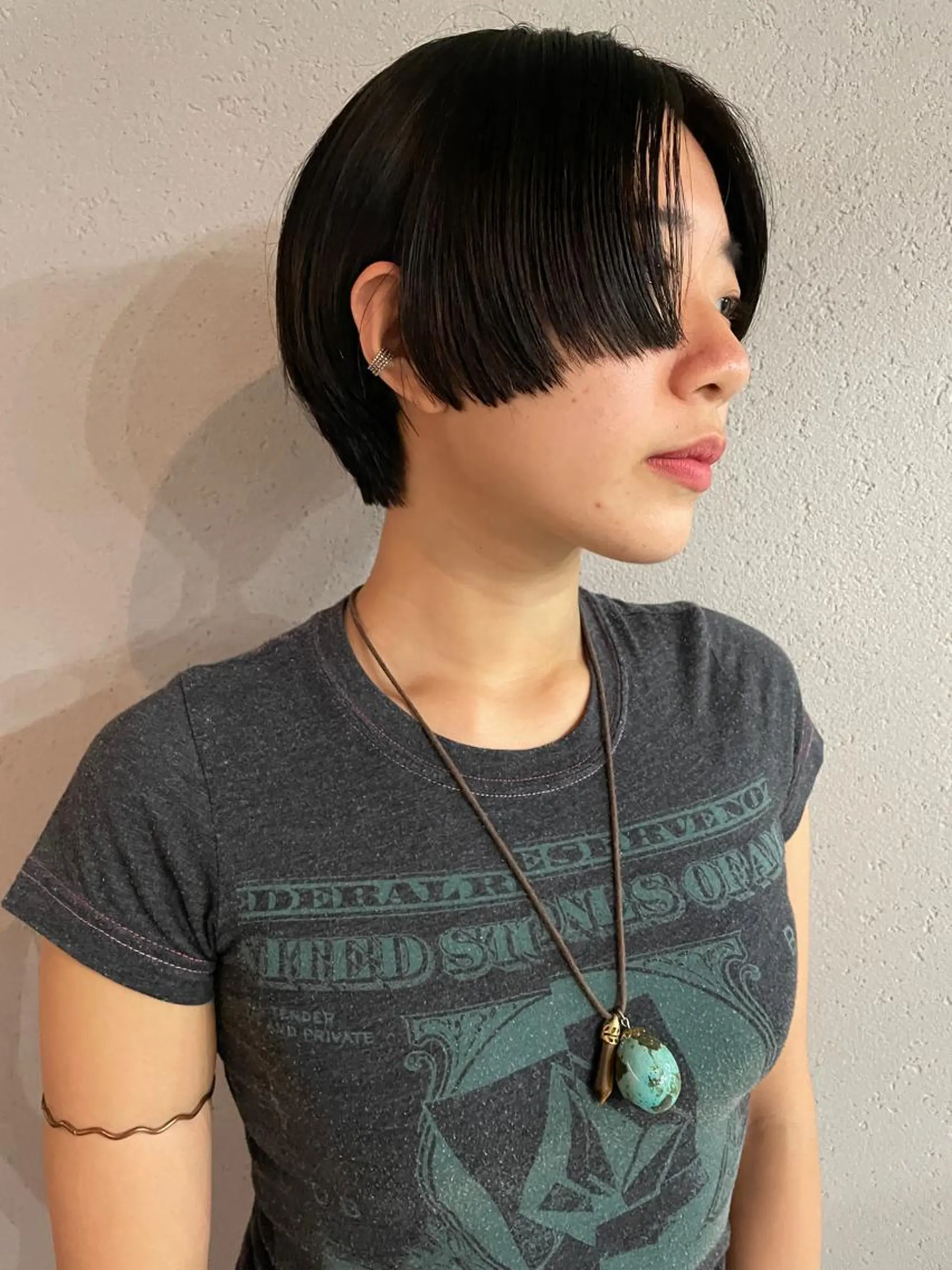 ショート カラー ショートヘア 吉田一輝 外国人パーマのヘアスタイル