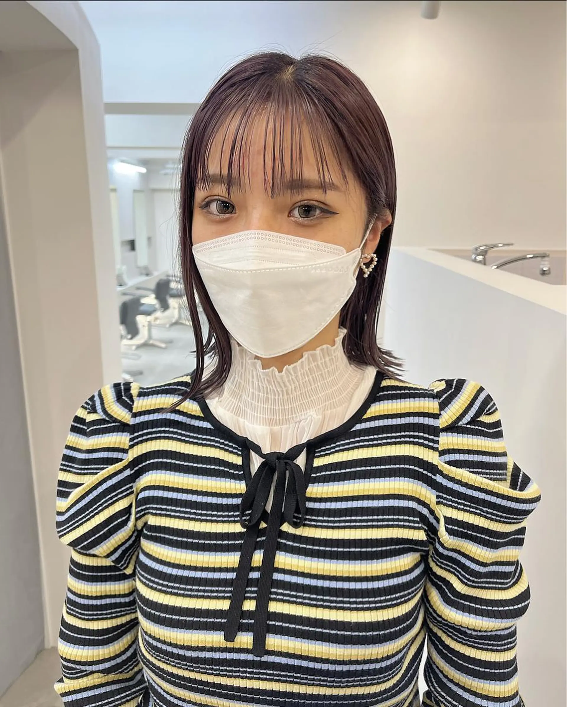 ミディアム ハルカ/ fit standのヘアスタイル