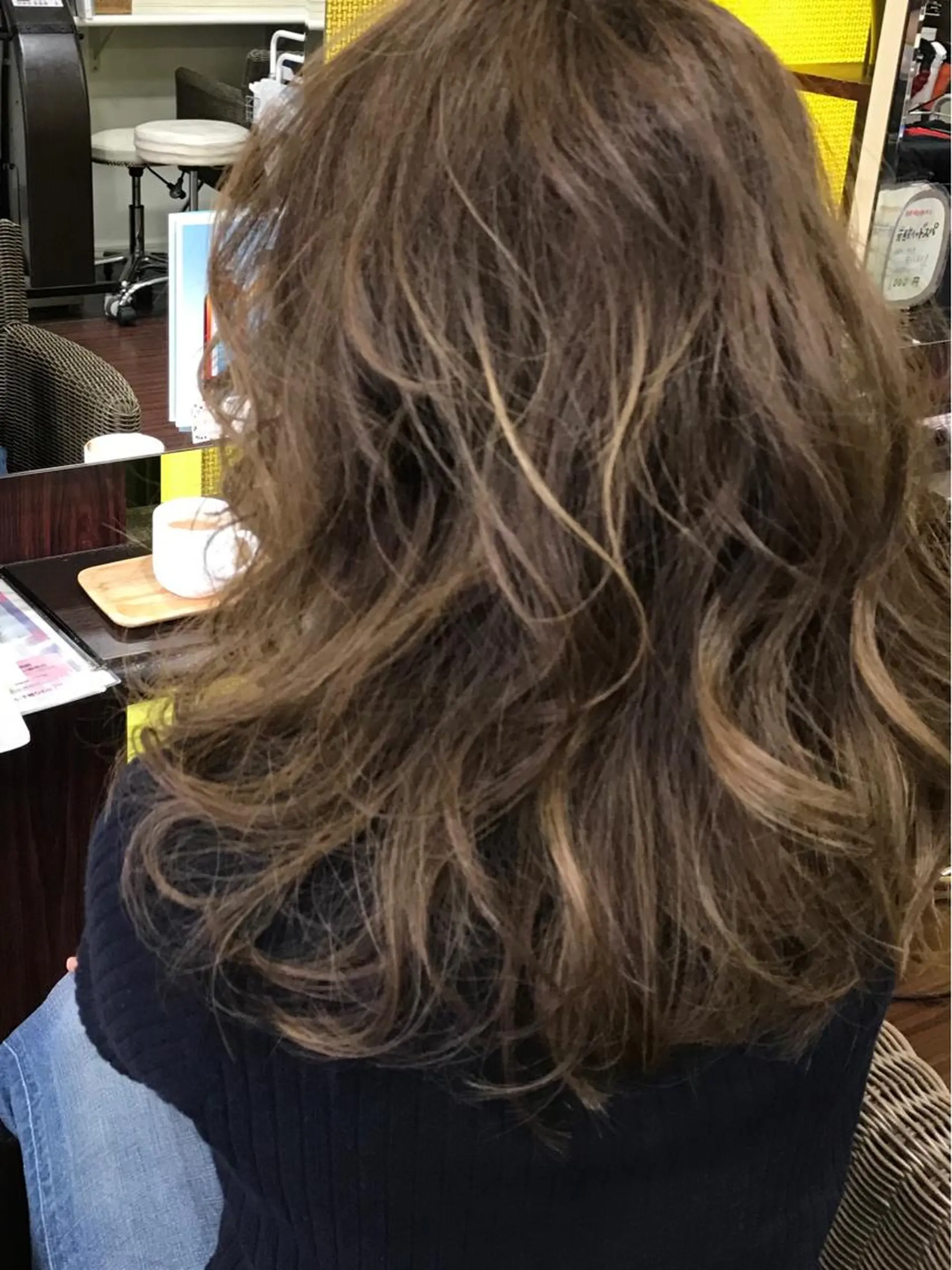 ロング カラー ママ美容師 ＊ヒマワリのヘアスタイル