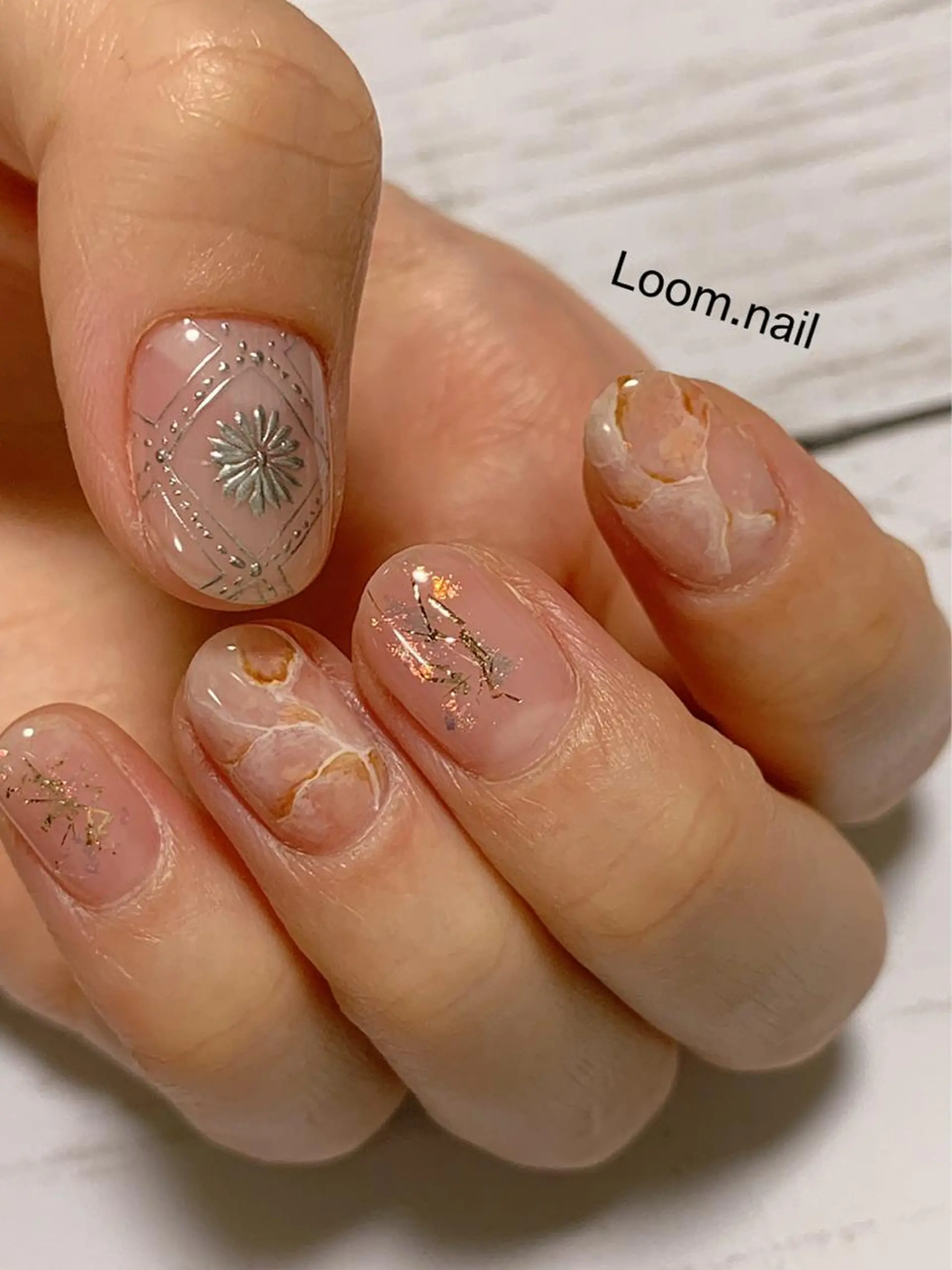 ネイル アートネイル Loom所属・hrd manamiのネイルデザイン