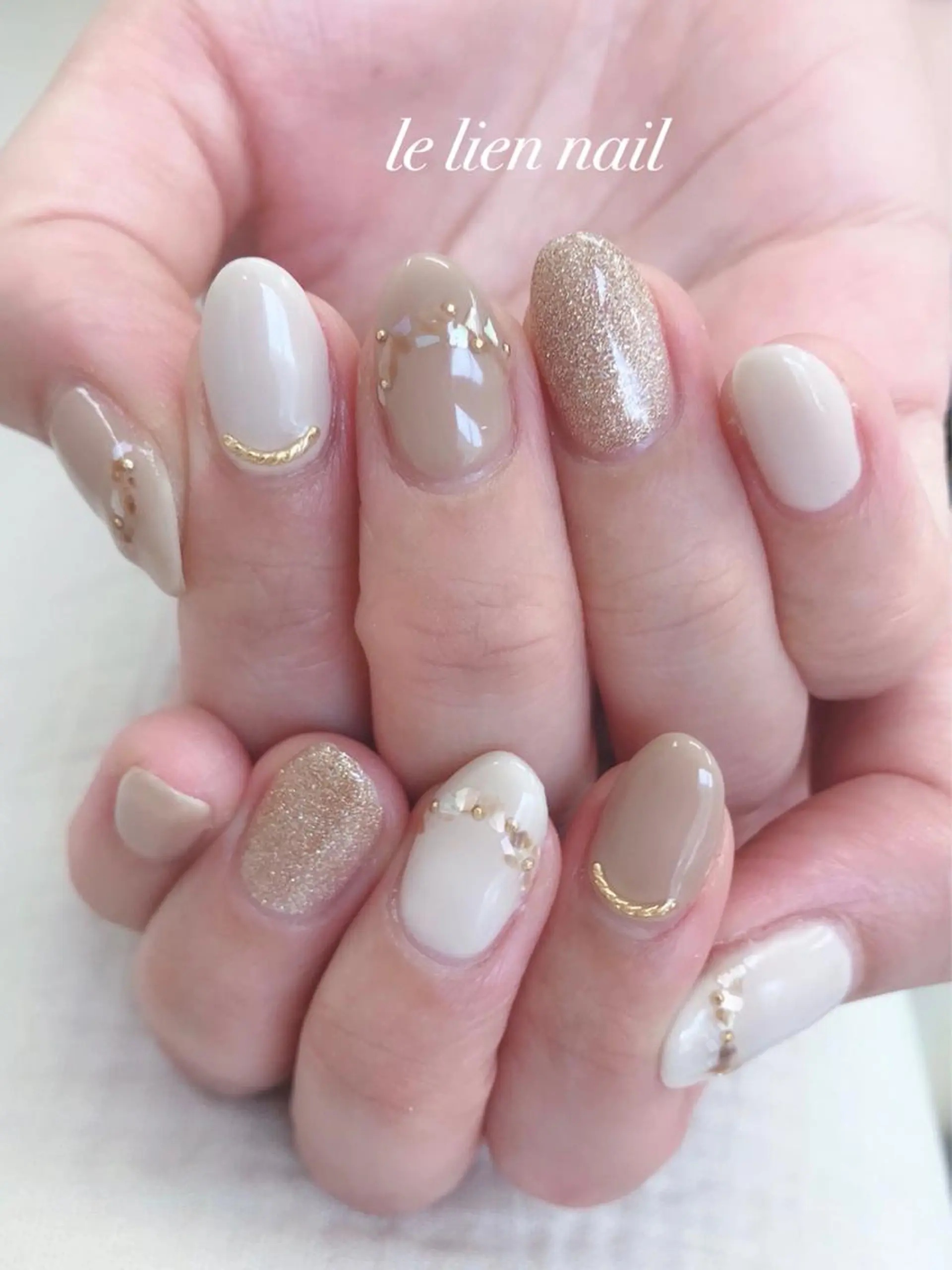 ミディアム le lien nailのネイルデザイン