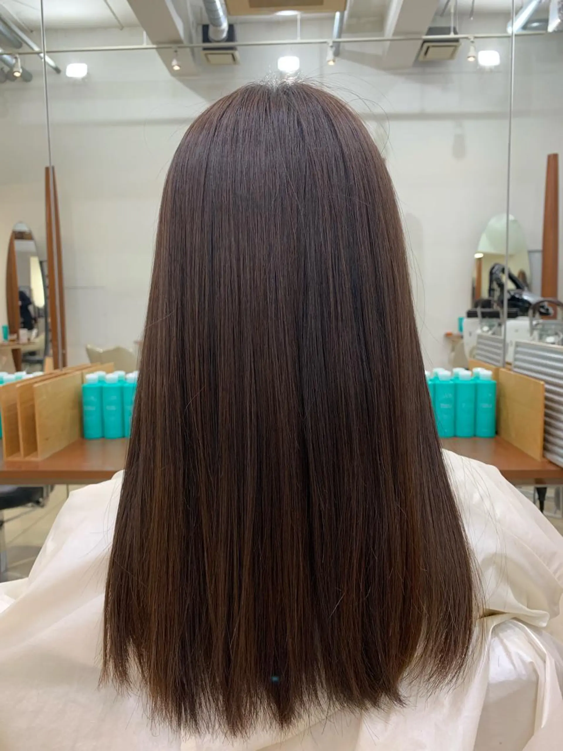 ロング パーマ 縮毛矯正 トリートメント 縮毛矯正/髪質改善 /韓国風　山川春輝のヘアスタイル