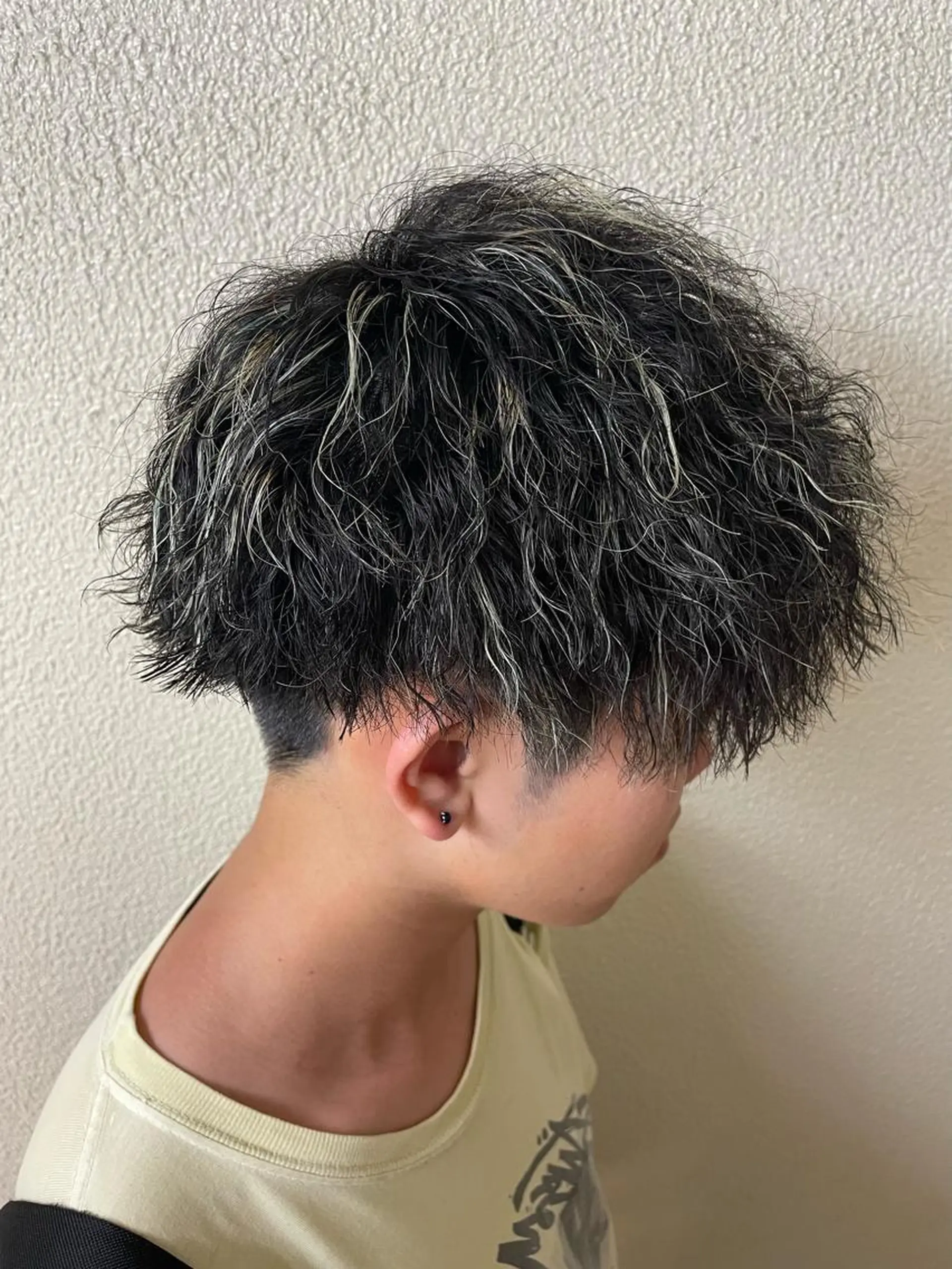 ショート カラー パーマ メンズ 辻堂メンズ特化 YU-YAのヘアスタイル