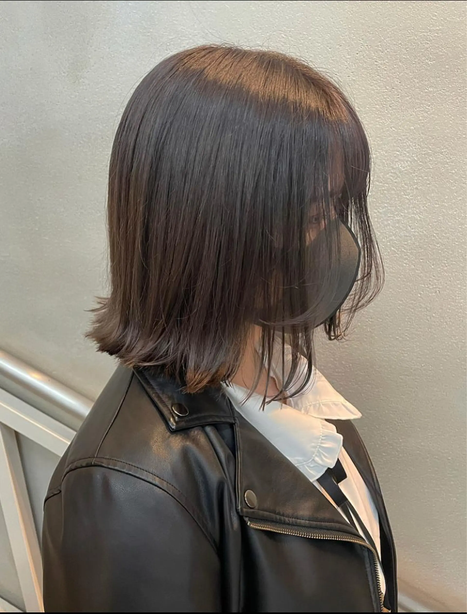 ミディアム カラー グレージュ ボブ 外ハネヘア 沖縄/ヘアアレンジ /ナカノのヘアスタイル