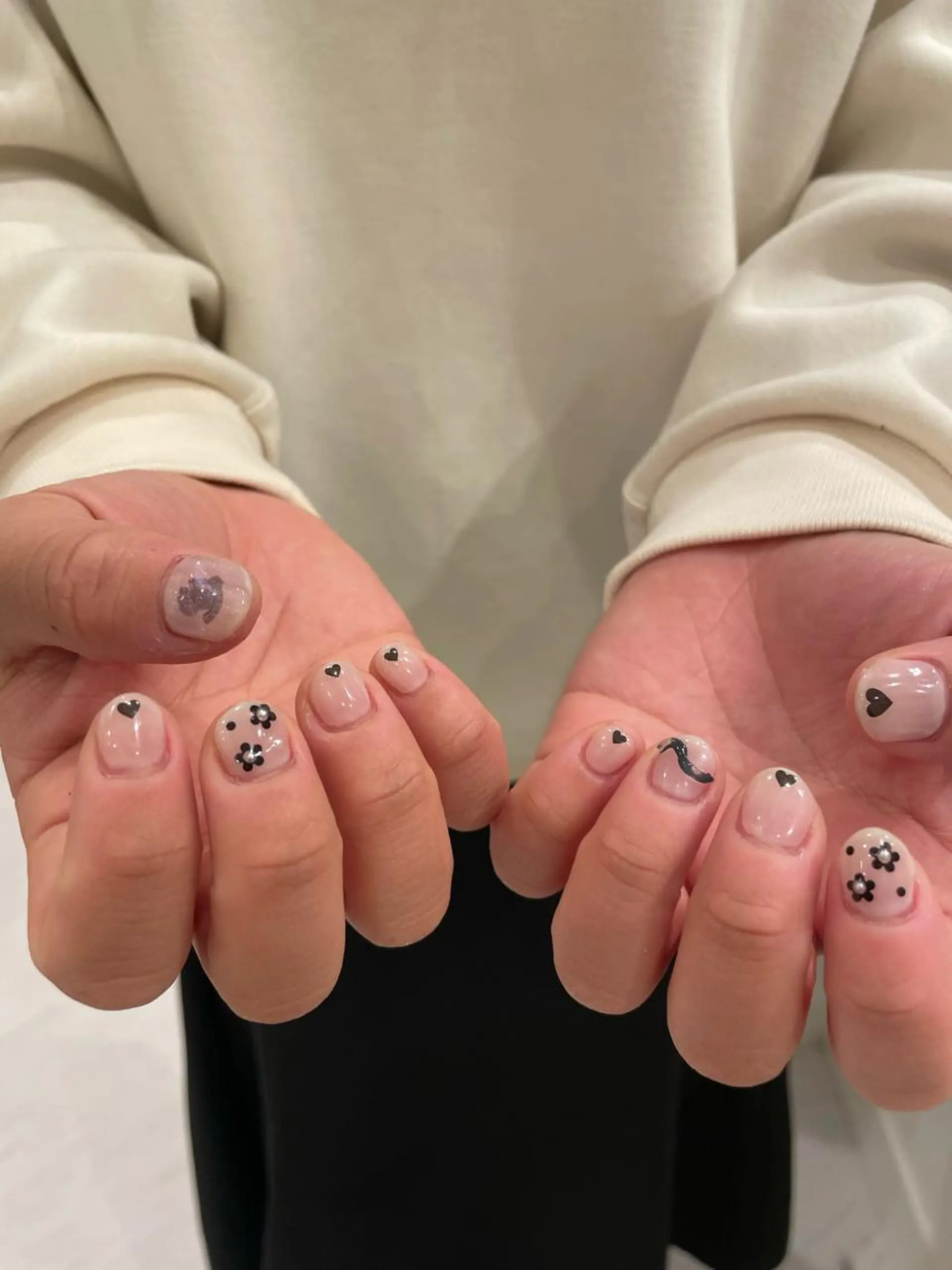 ネイル 束感まつ毛/ネイル/ LED♥KIRARAのマツエク・マツパデザイン