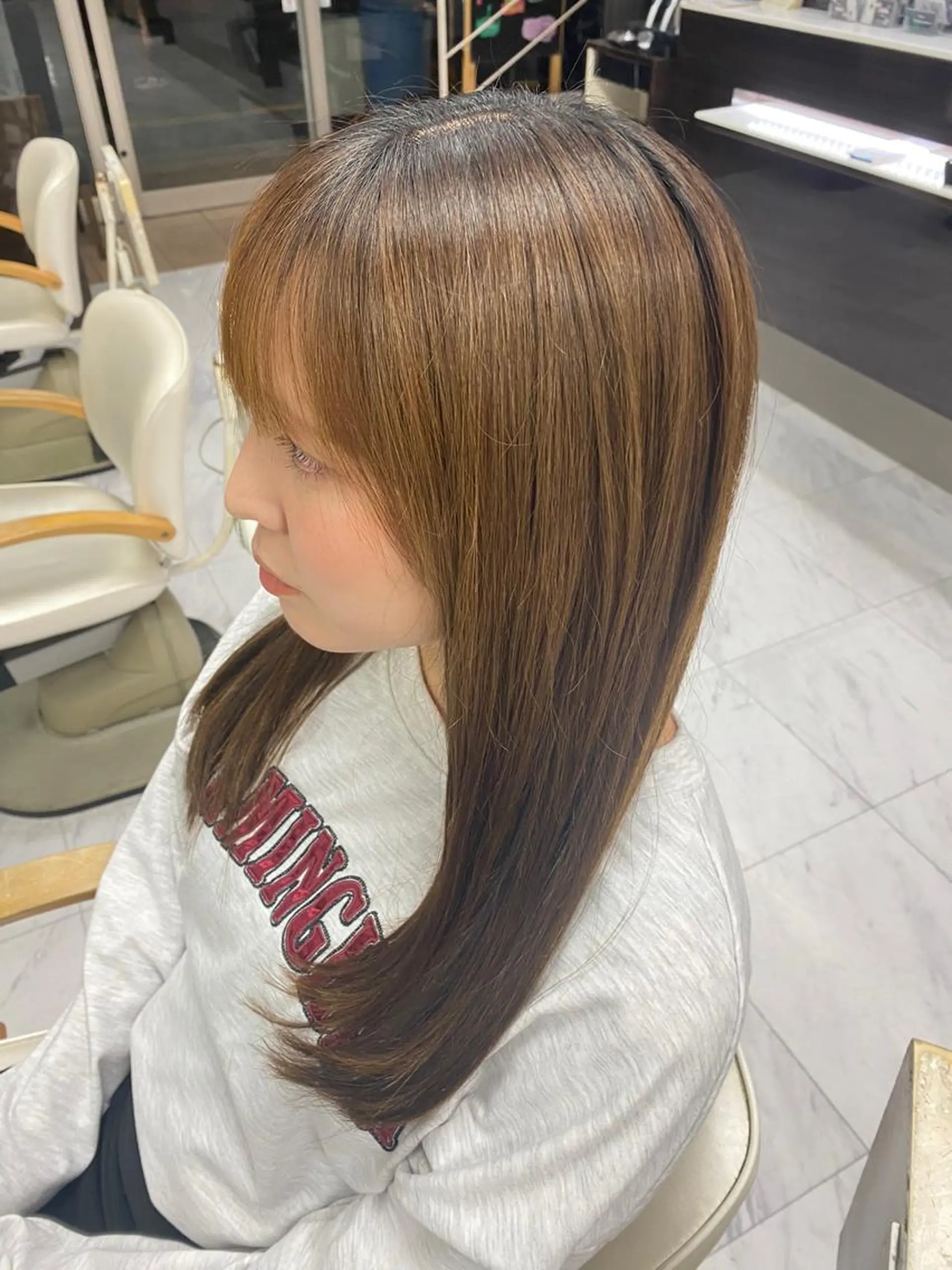 ロング レイヤーカット シャギー 目黒 碧人のヘアスタイル