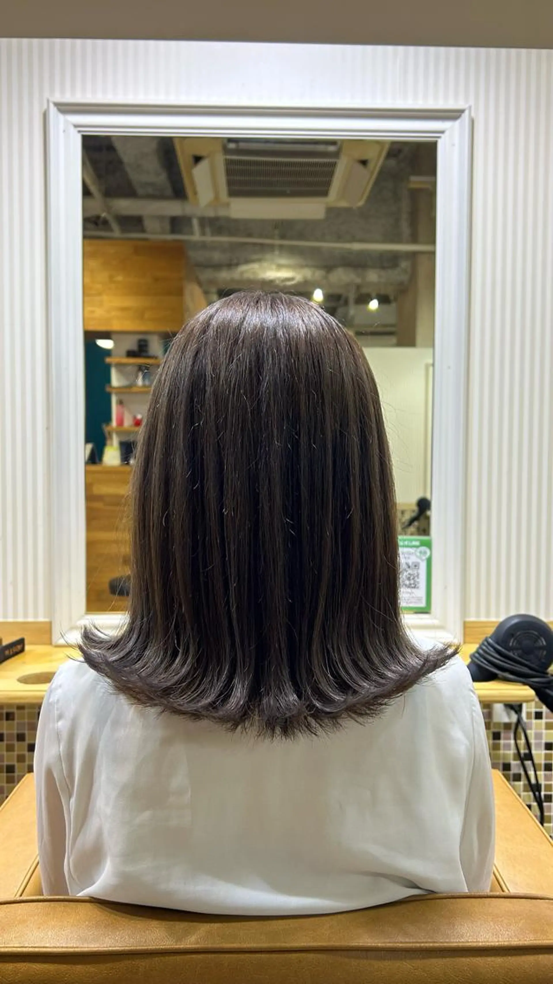 ミディアム 新潟/万代/レイヤー 韓国風/明間未来のヘアスタイル