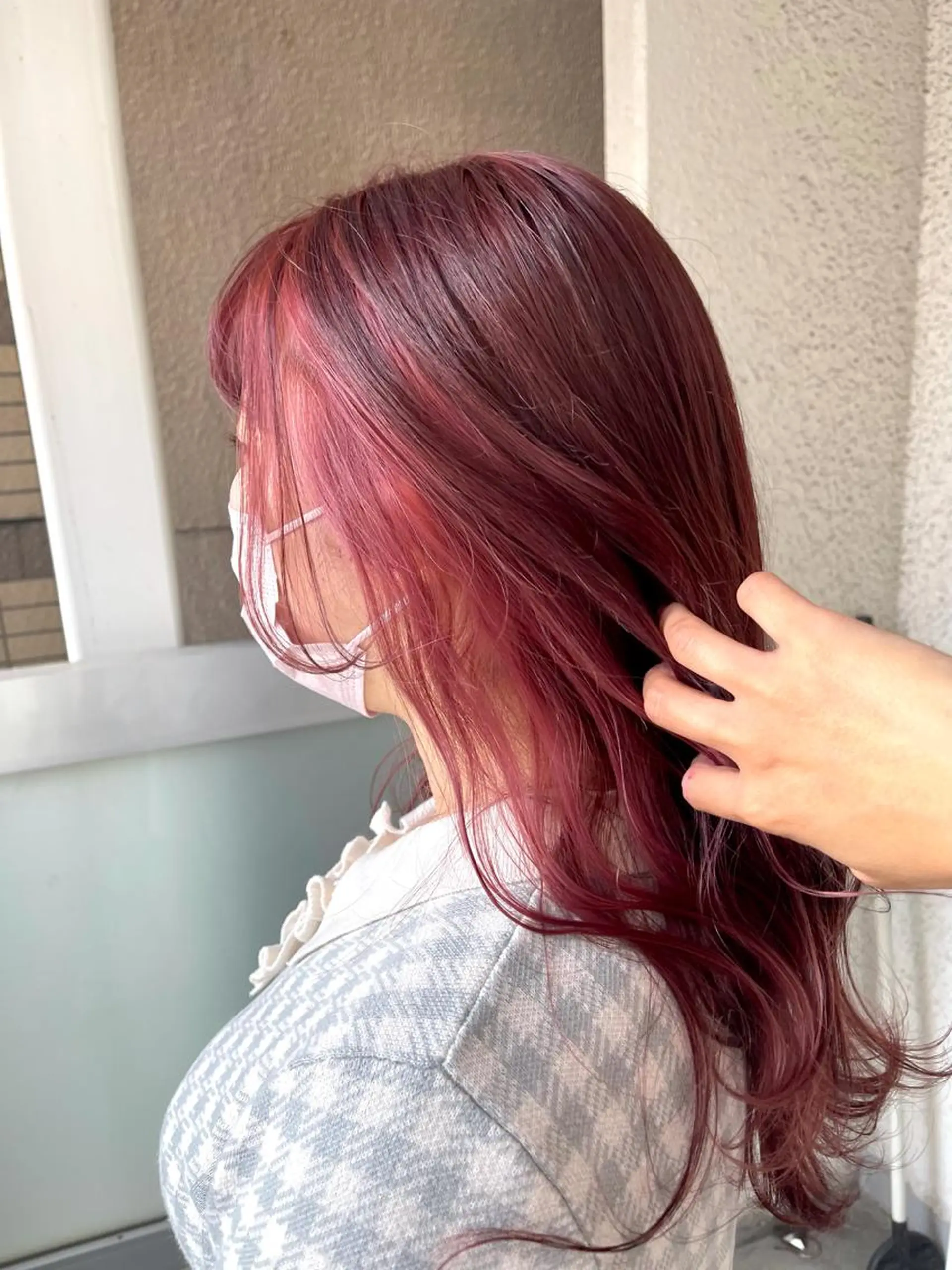 ロング カラー カット ヘアカラー トリートメント オーストヘアー ミコ所属・岩谷/ブリーチ 🪽透明感カラーのヘアスタイル