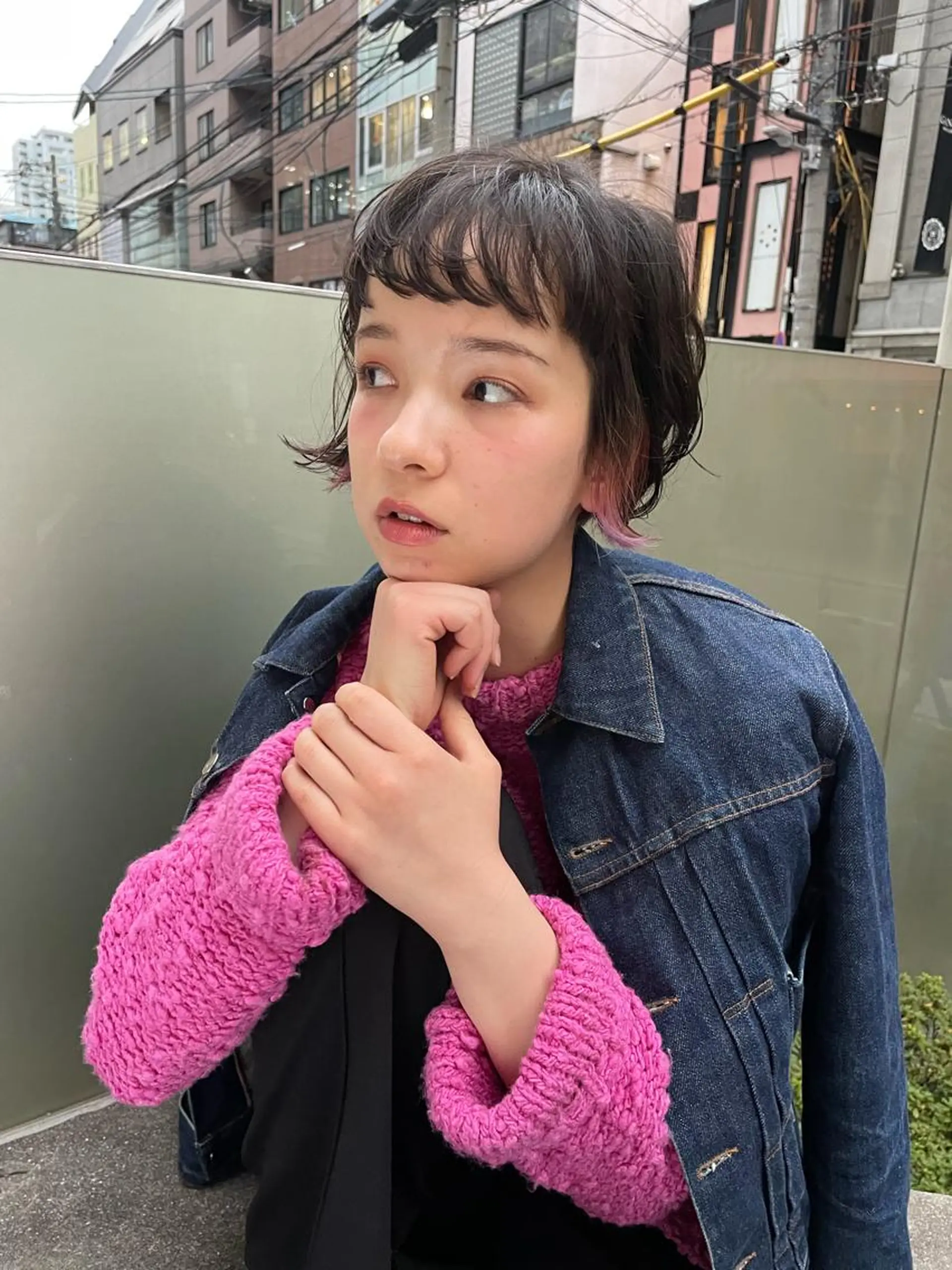 ショート カラー カット ヘアカラー トリートメント ショート/ボブ専門 宮脇美奈/南船場のヘアスタイル