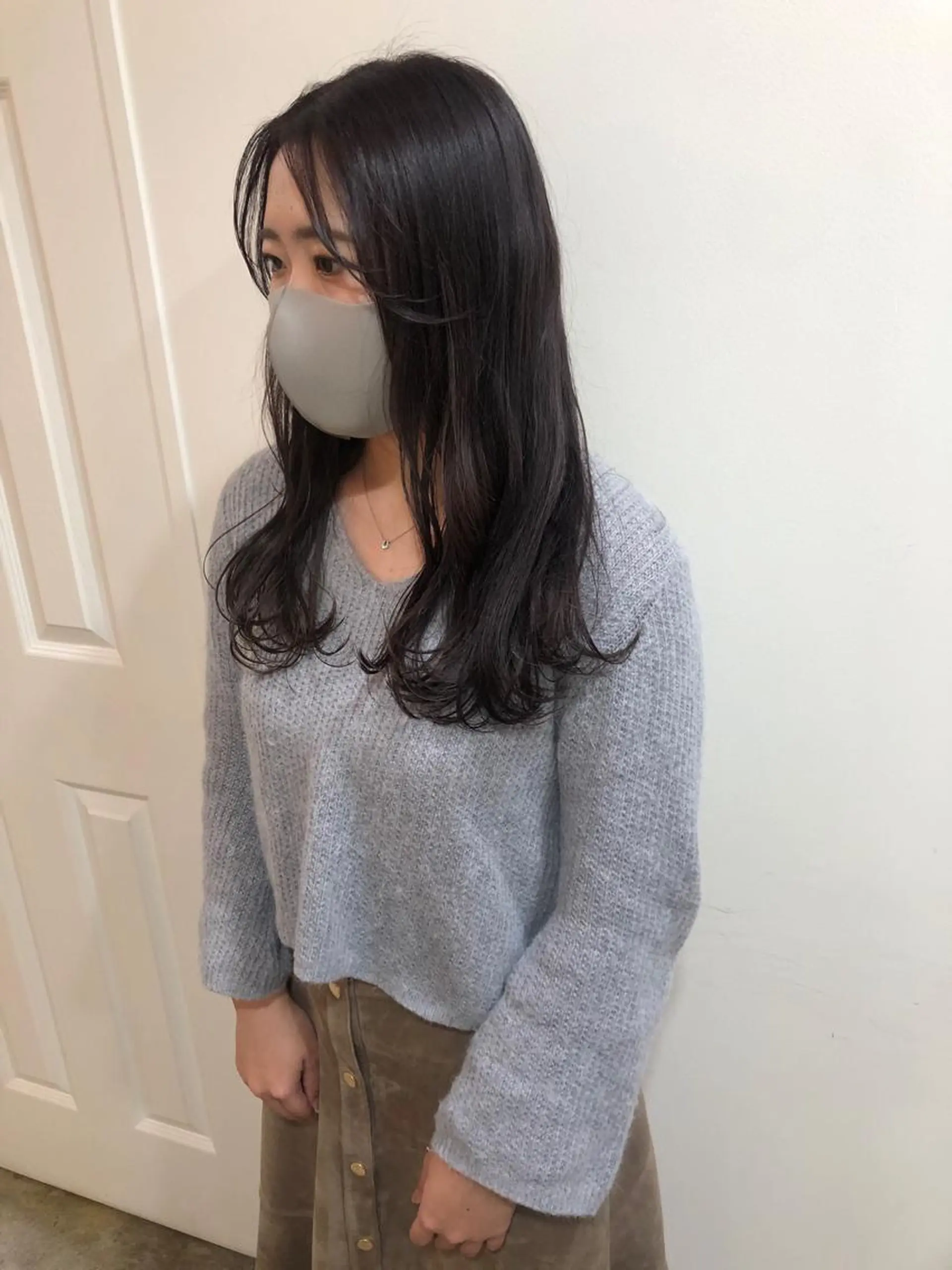 ロング カラー カット ヘアカラー トリートメント MIOベージュカラー 柔らかいカラーのヘアスタイル