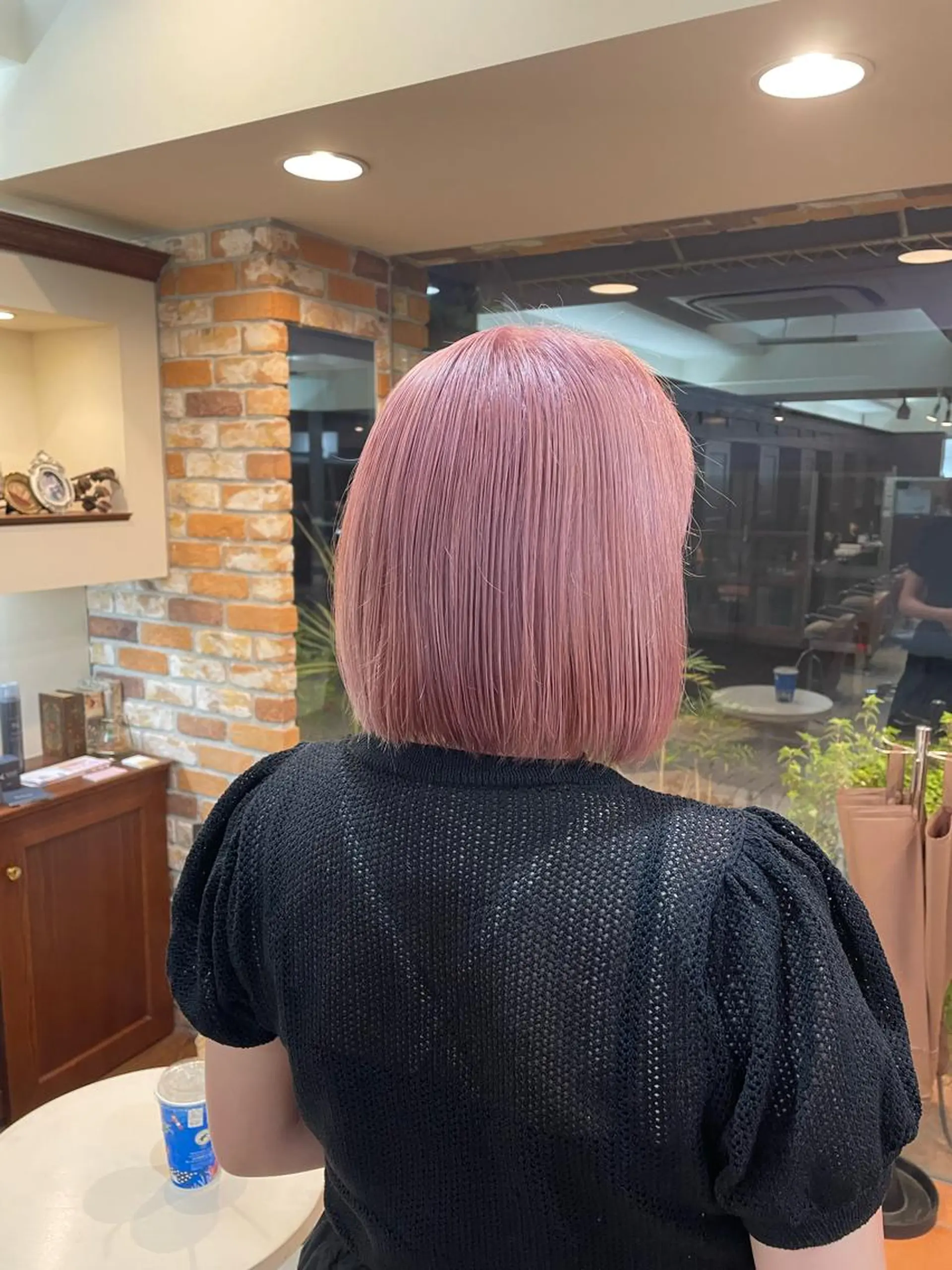 ショート ヘアカラー 縮毛矯正 トリートメント 【感動の美髪矯正】 溝の口/佐藤那都💫のヘアスタイル