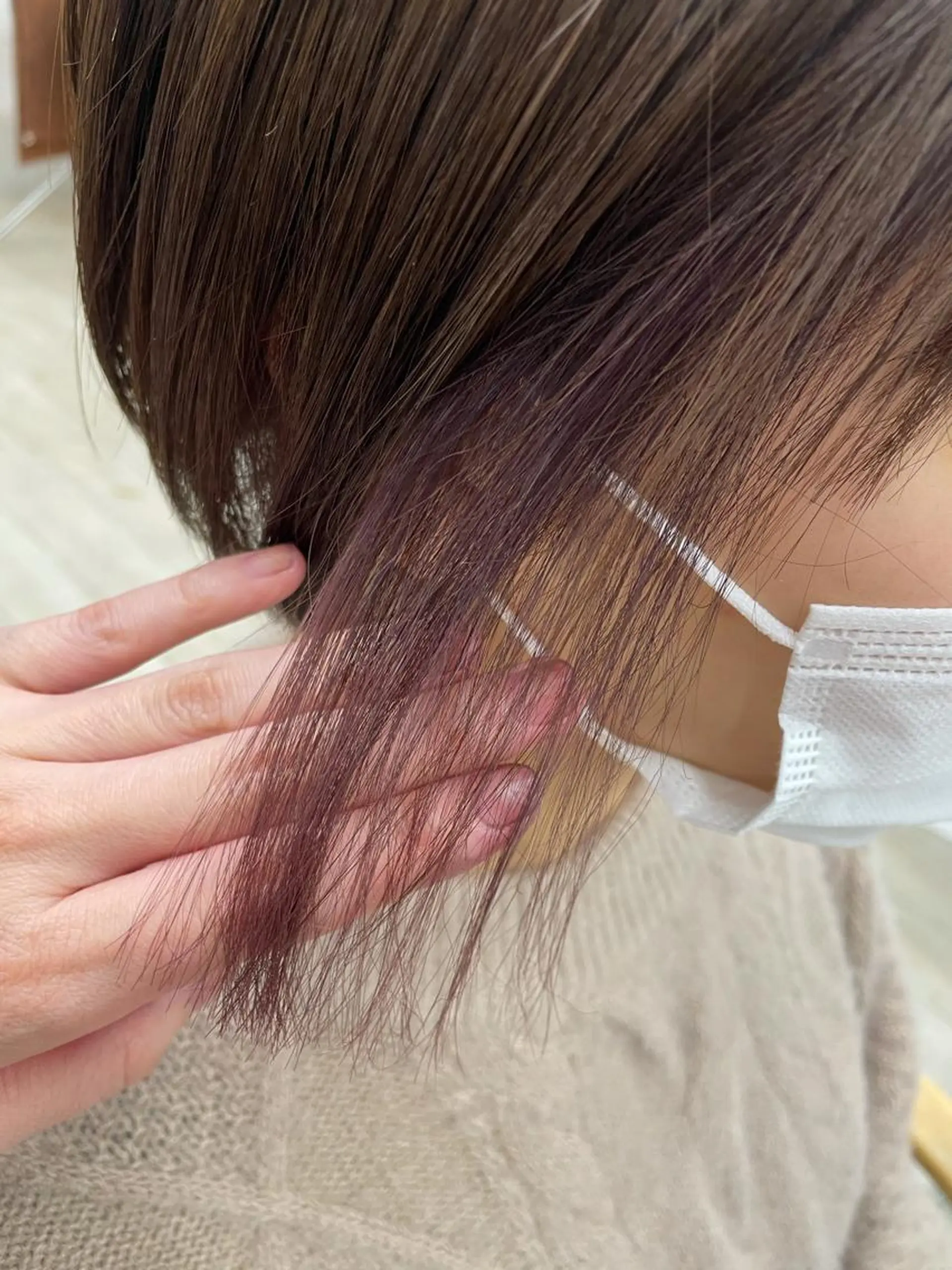 ショート ピンクラベンダー 心斎橋/海外レイヤー 募集中三好玲奈のヘアスタイル