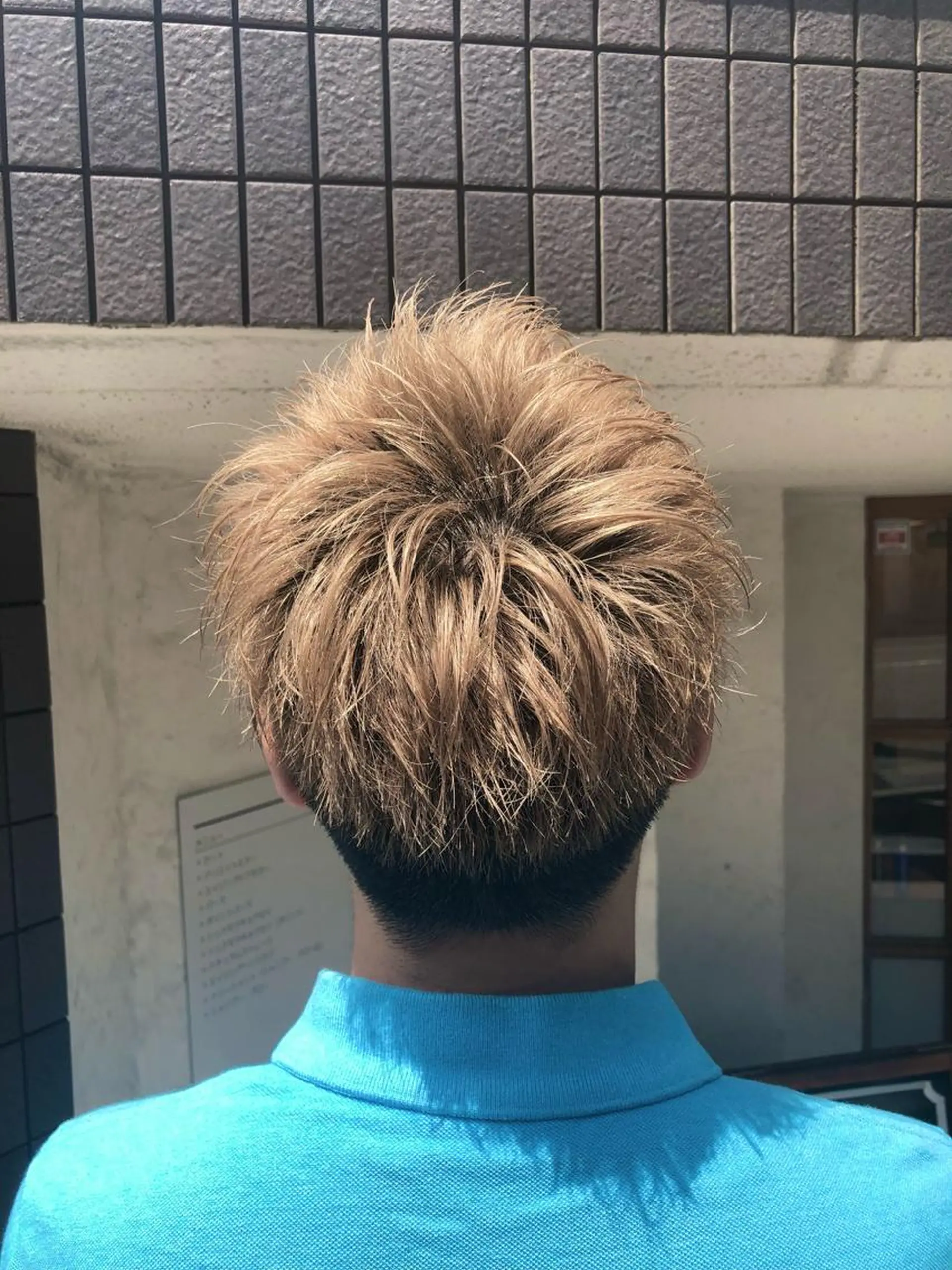 カラー メンズ FUJINO RYOのヘアスタイル