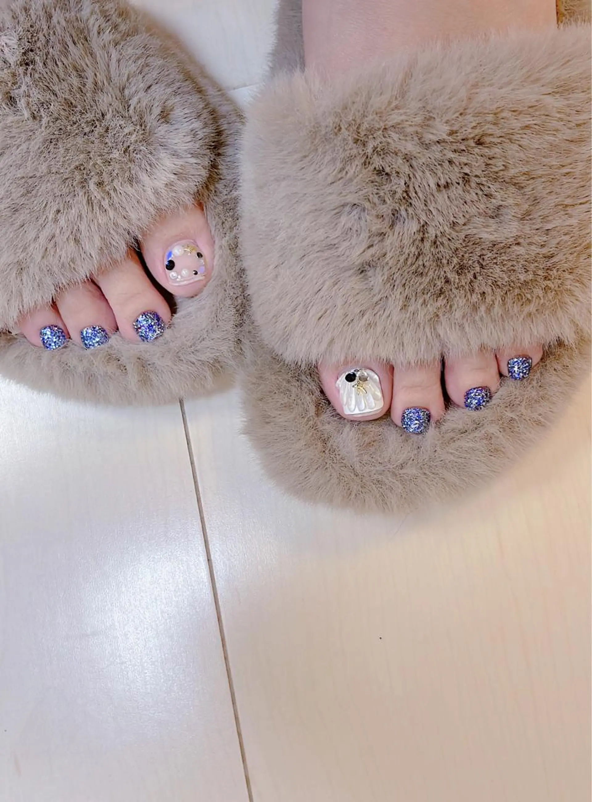 ショート フットネイル めぐみのネイルサロン 惠のネイルデザイン