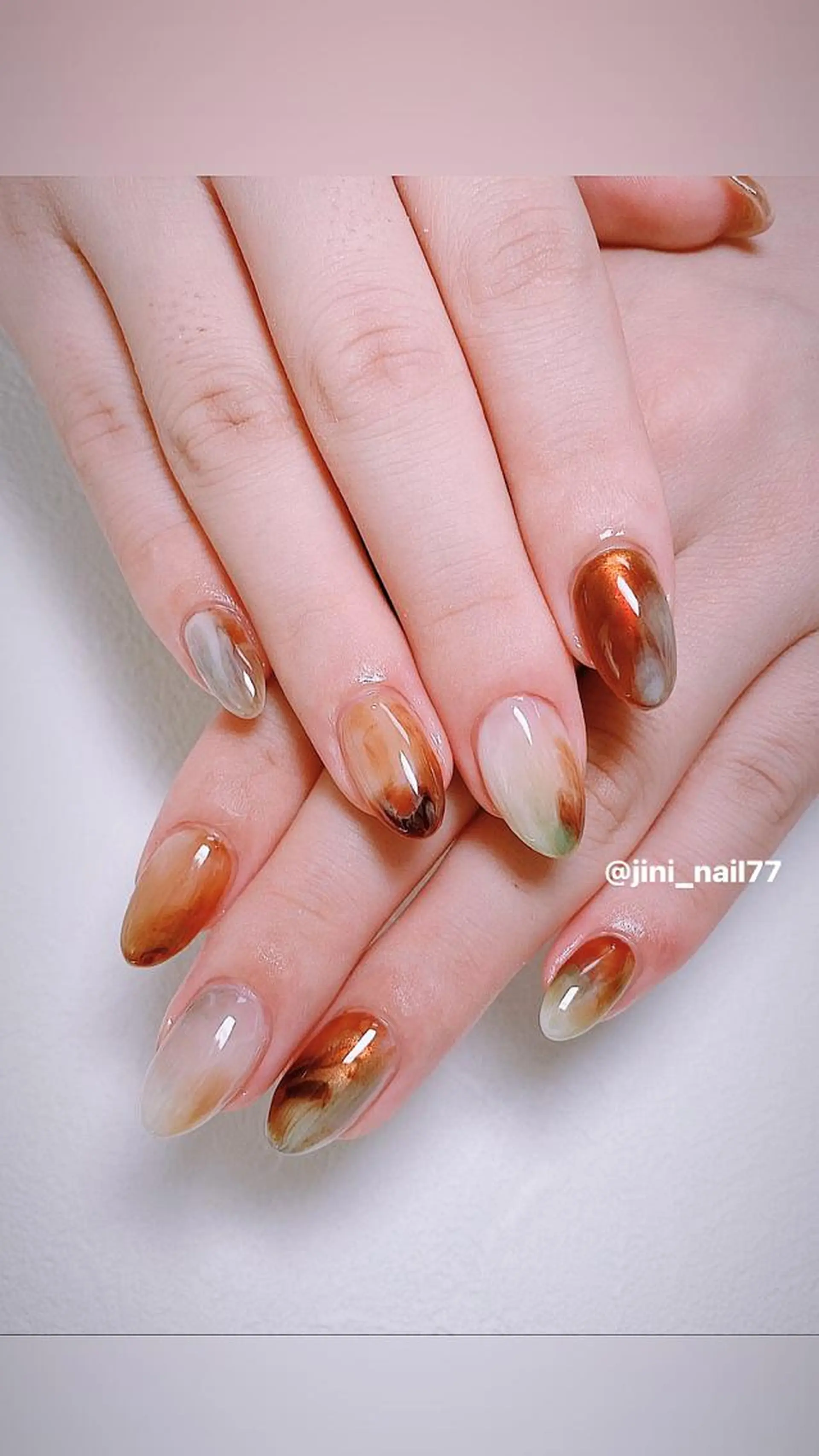 ネイル ハンドネイル JINI NAIL所属・ジニ ネイルのネイルデザイン