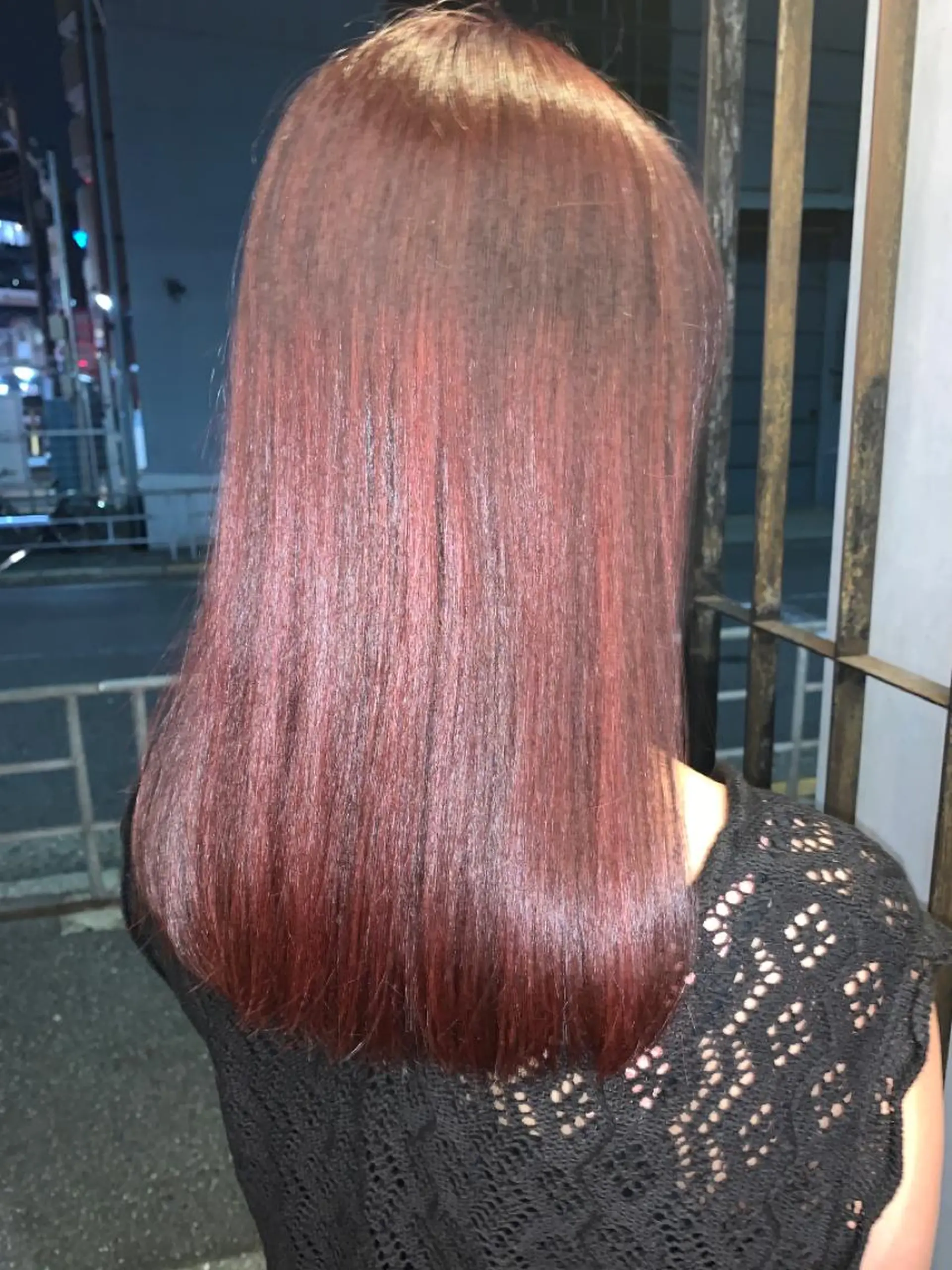 ロング カット ヘアカラー トリートメント 艶髪color💎髪 質改善ストレート大吉のヘアスタイル