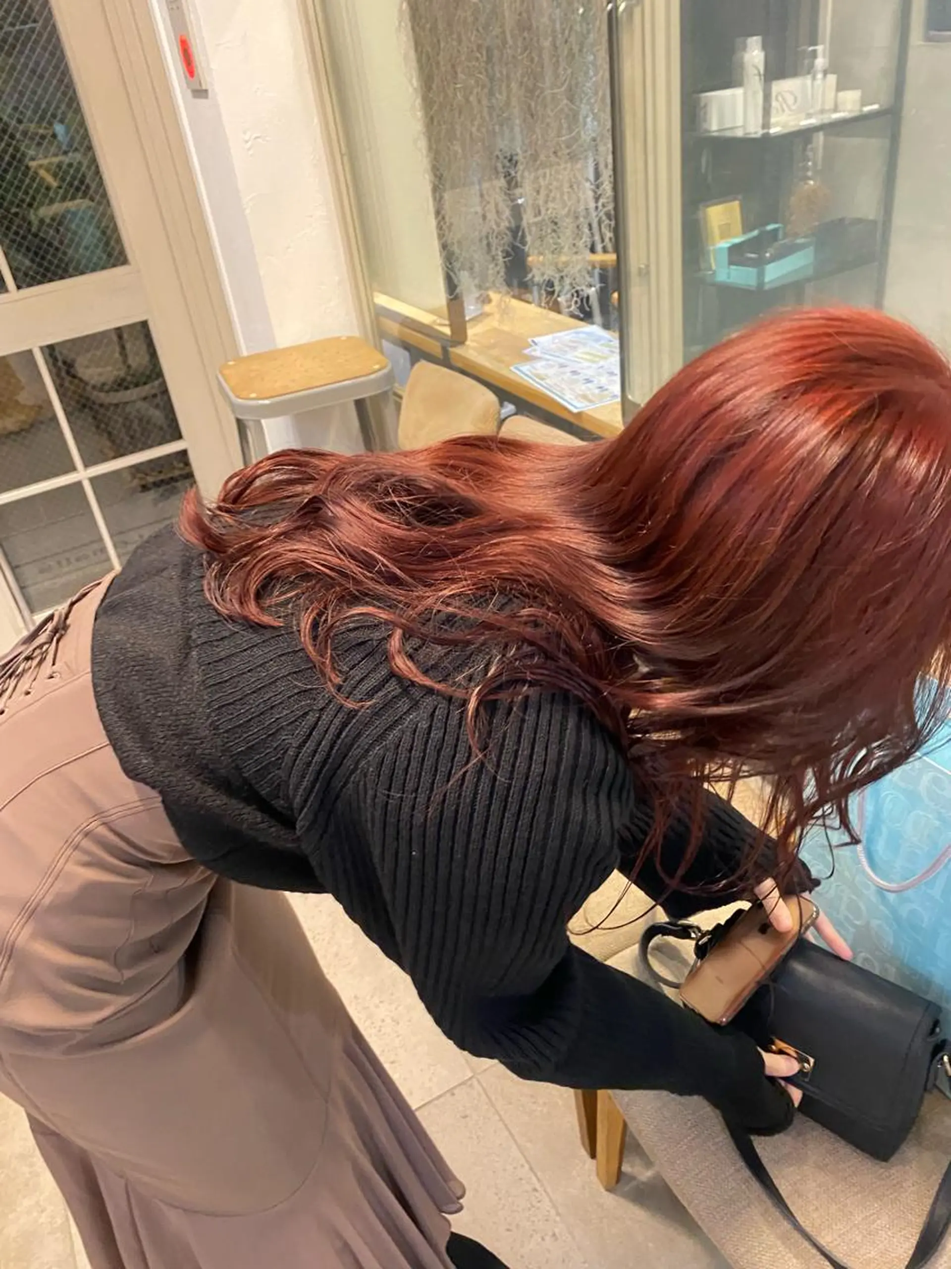 ロング カラー ブリーチ ブリーチなしカラー 縮毛矯正/カラー ✨️Mariamuのヘアスタイル