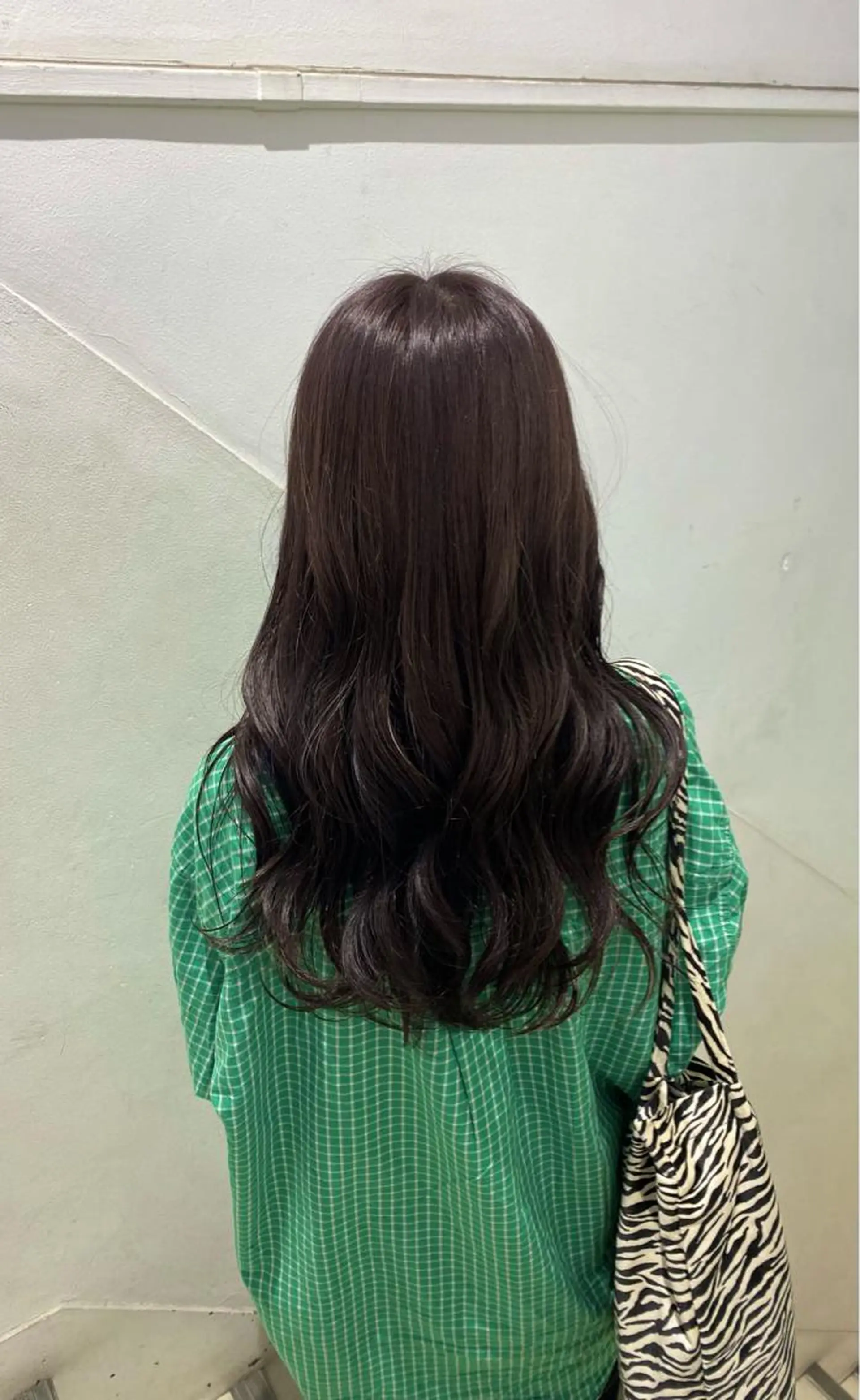 ロング カラー バイオレットカラー ✨くびれスタイル✨️ 戸嶋穂乃香のヘアスタイル