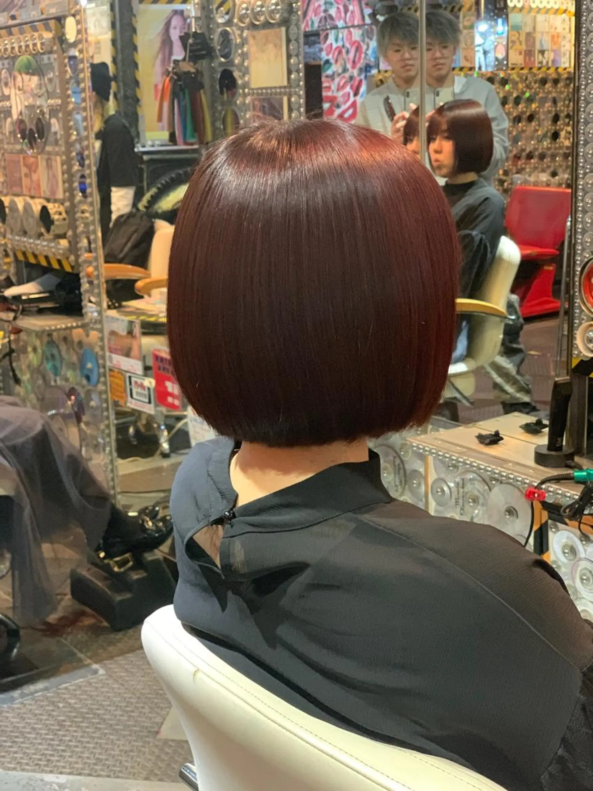 ショート ボブ haco+所属・🌈派手髪エクステ ブレイズ🌈ひろとのヘアスタイル