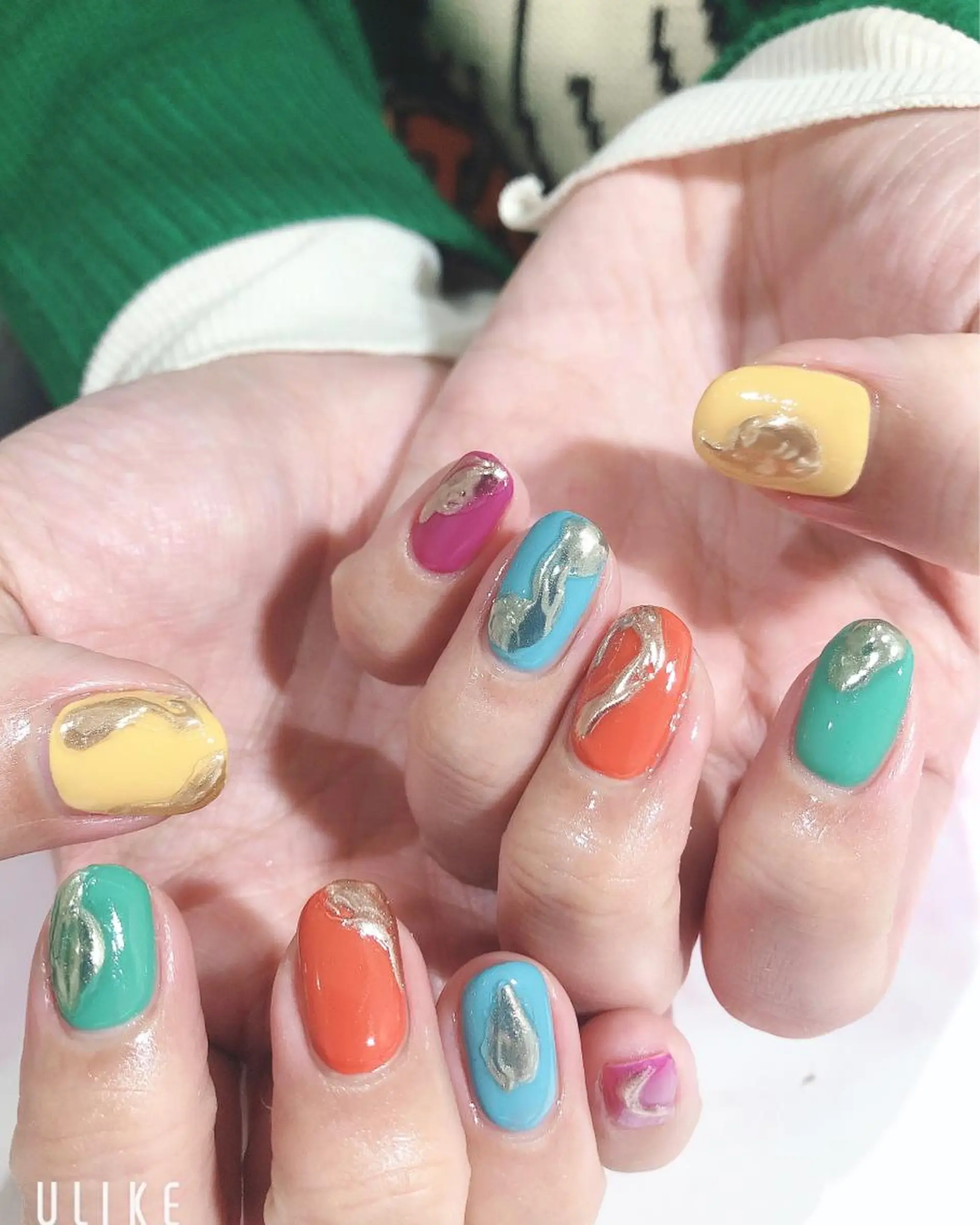 ネイル ニュアンスネイル ハンドネイル 吉野✨ ネイルデザイナー✨のネイルデザイン