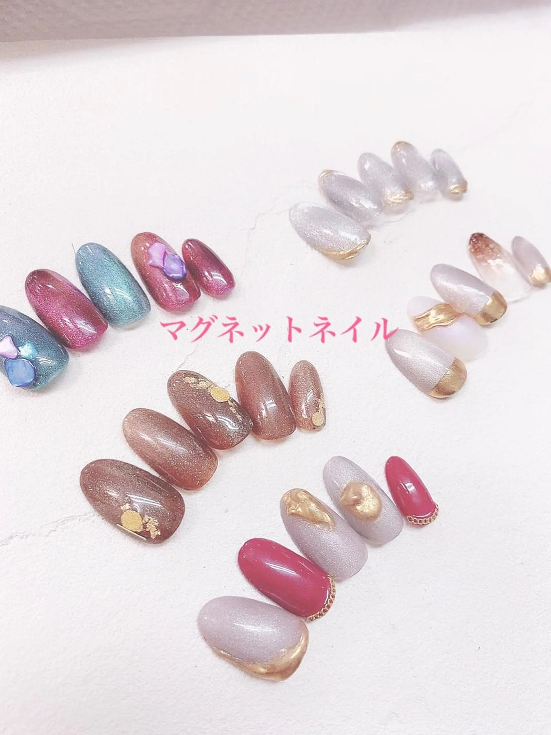 ネイル マグネットネイル BIANCA Ouchidaのネイルデザイン