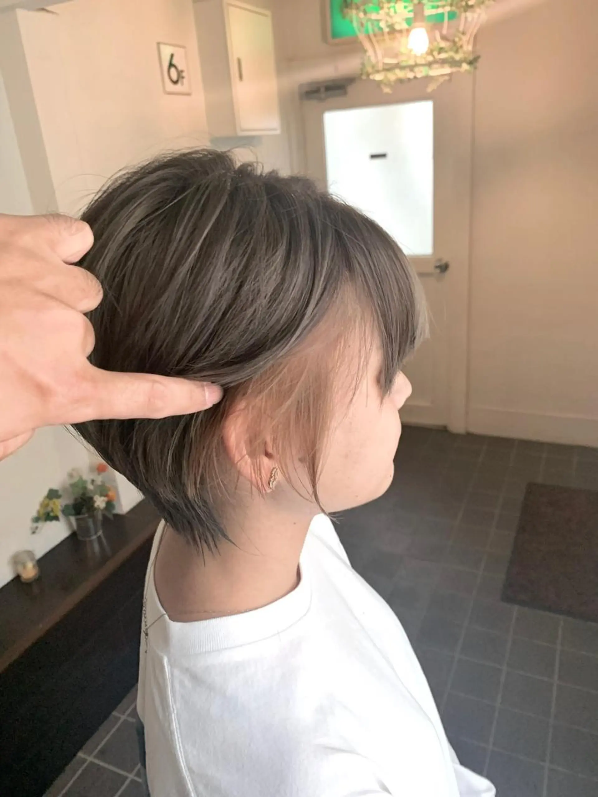 ショート ショートヘア カット ヘアカラー トリートメント ブリーチ毛に縮毛矯正 ✨カラー✨山田 正幸のヘアスタイル