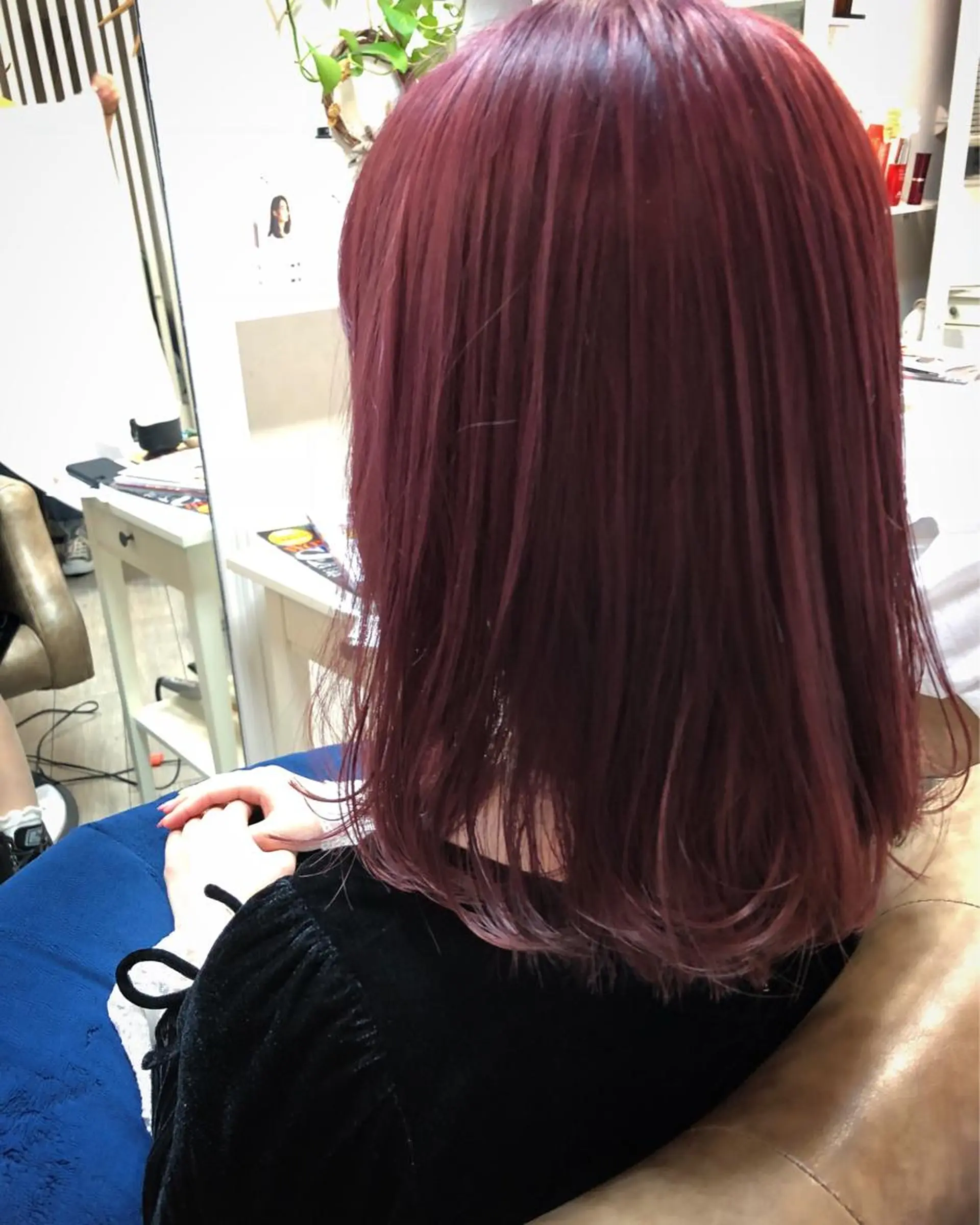 ミディアム カラー SALOWIN三軒茶屋店所属・髪質改善/艶髪 やまなかのヘアスタイル