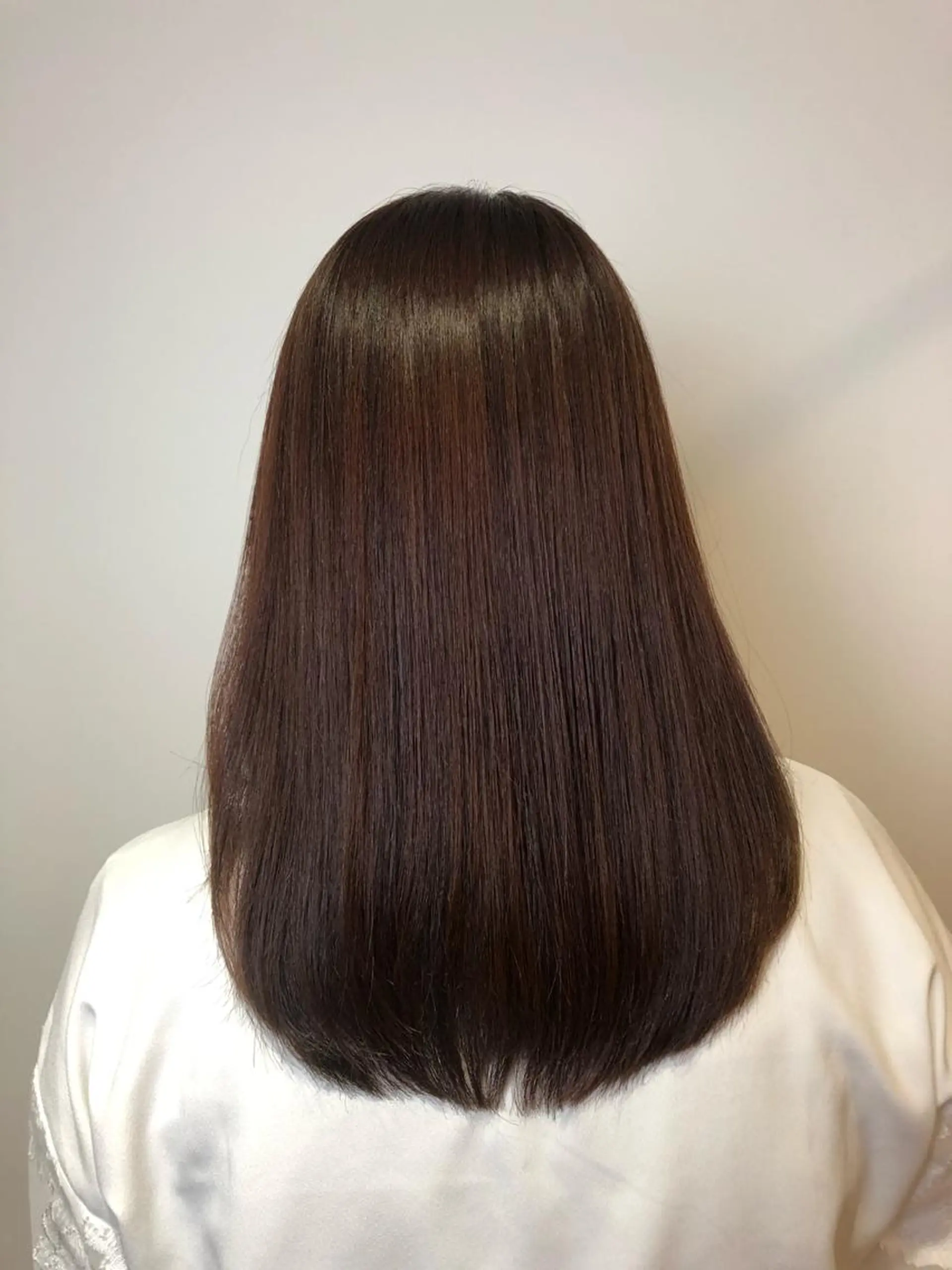 セミロング カラー カット ヘアカラー トリートメント 青野 文香のヘアスタイル