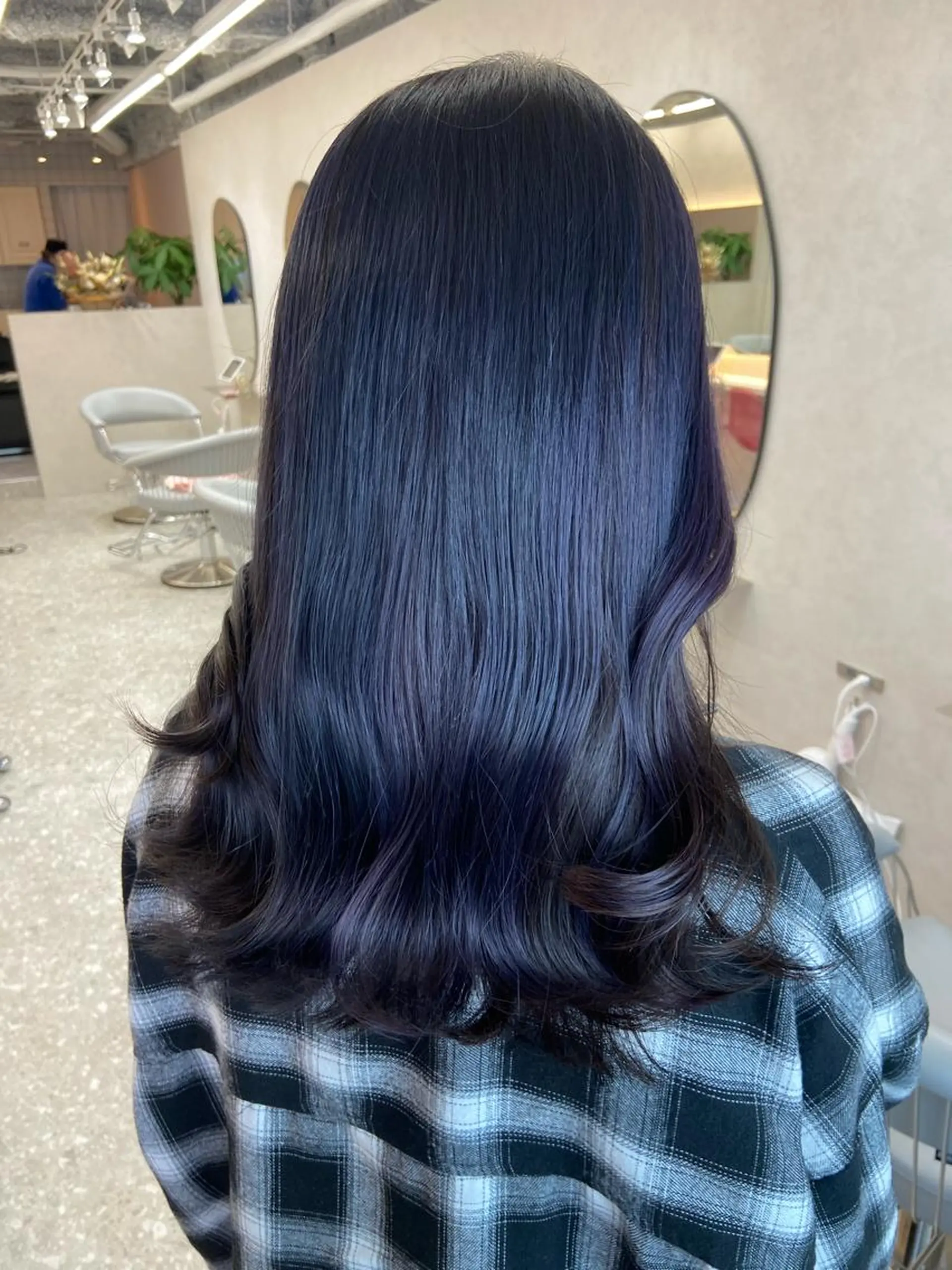 セミロング カラー カット ヘアカラー トリートメント 新宿/韓国ヘア 中明度カラー/かやのヘアスタイル