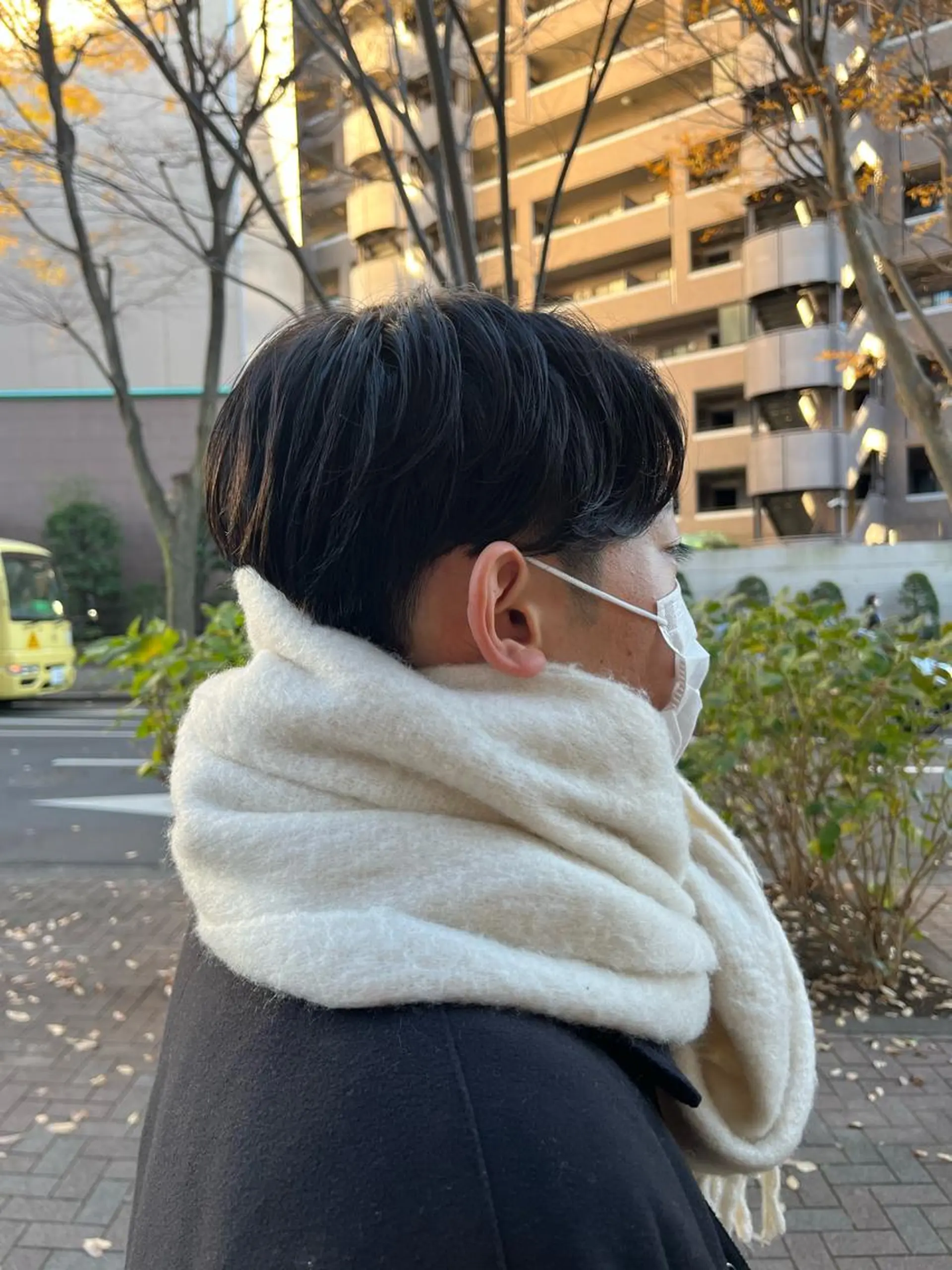 ショート パーマ メンズ センターパート ニュアンスパーマ カット パーマ 韓国風メンズ/毛流れ ヘアなら須田龍世のヘアスタイル