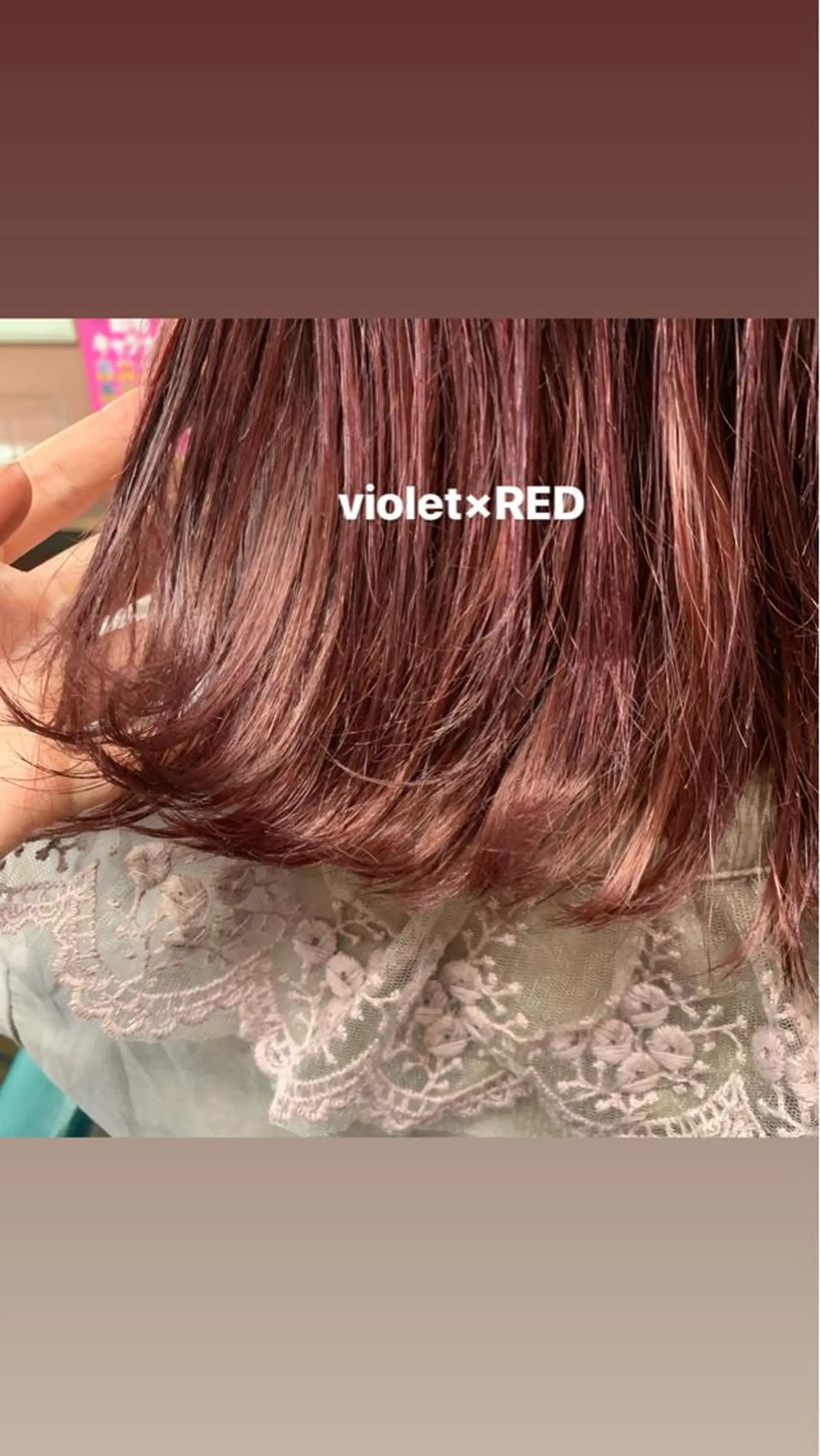 ミディアム カラー chouette/ 根本優希のヘアスタイル