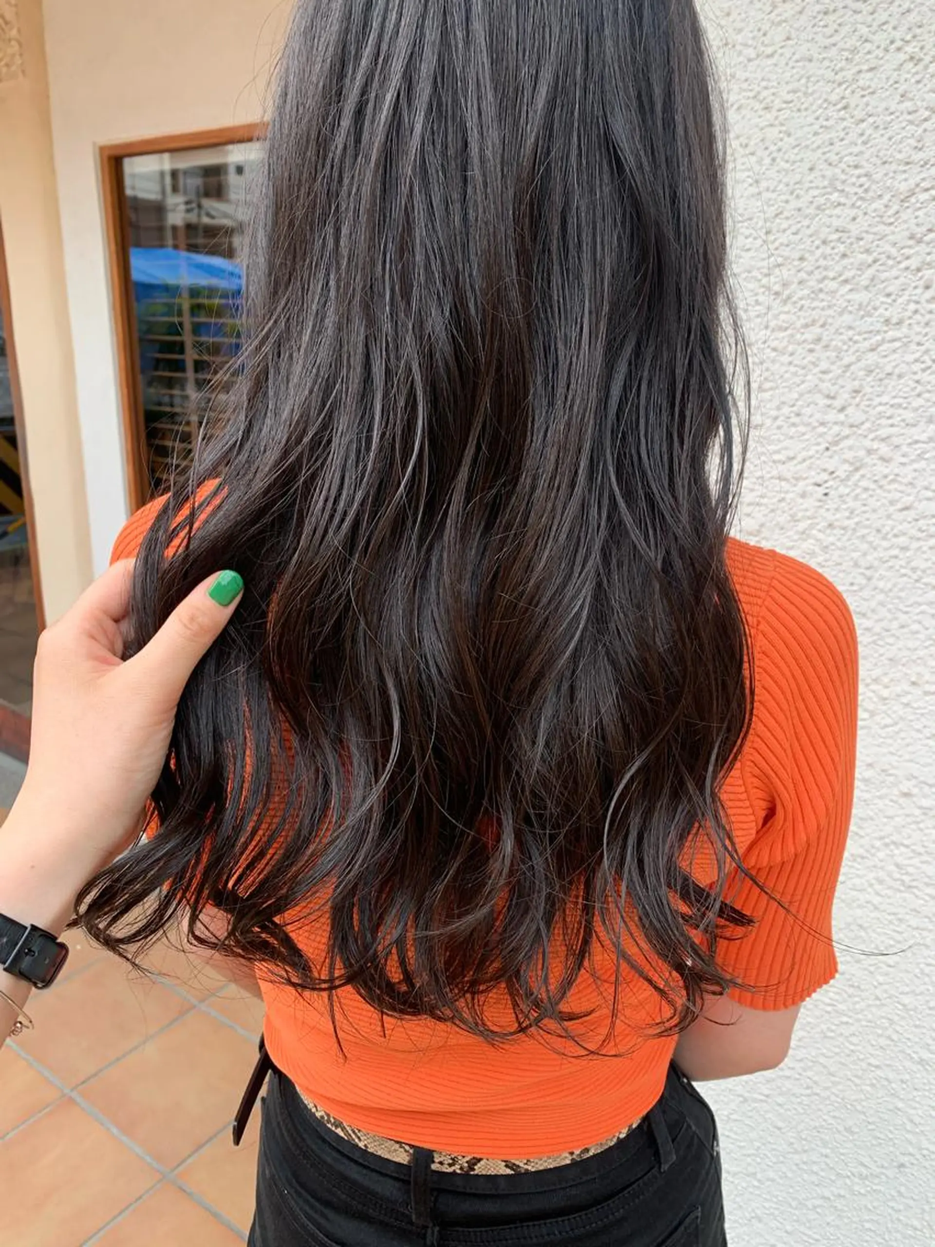 ロング カラー ヘアアレンジ ヘアカラー トリートメント ヘッドスパ putri 川邉 優花のヘアスタイル