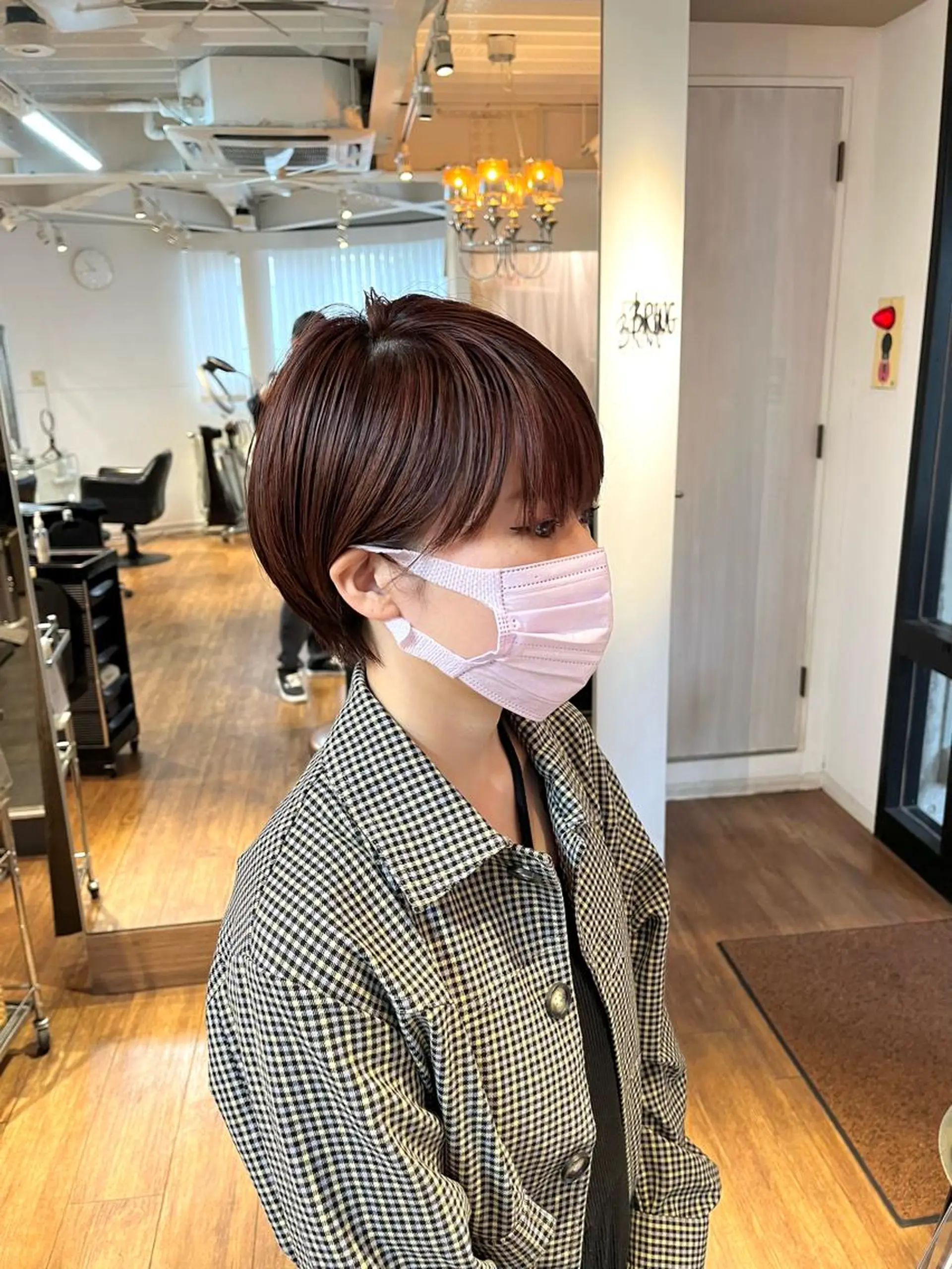 ショート コテ巻きパーマ/韓国 パーマ/佐野のヘアスタイル