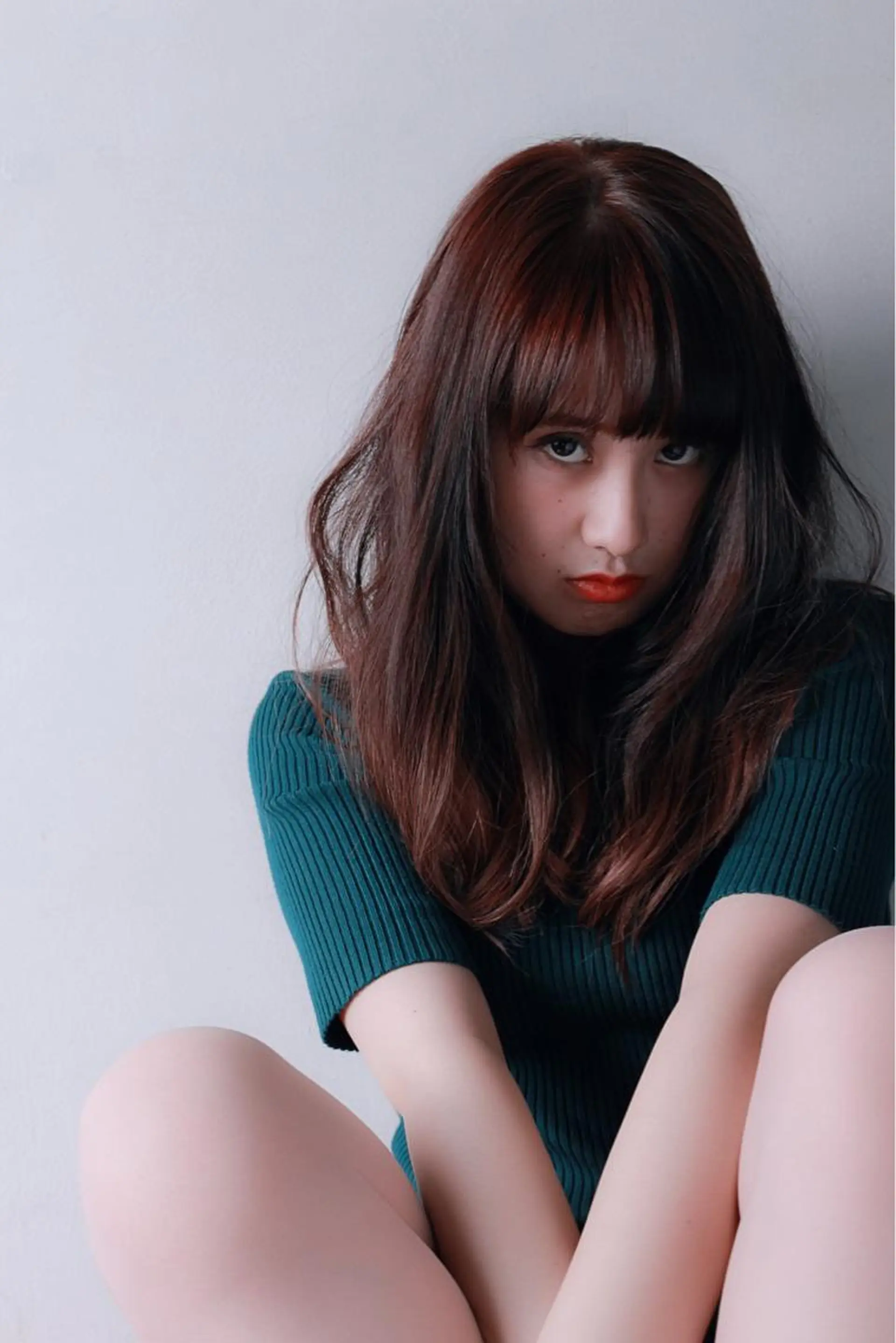 セミロング ロング カラー 川間 将彦のヘアスタイル