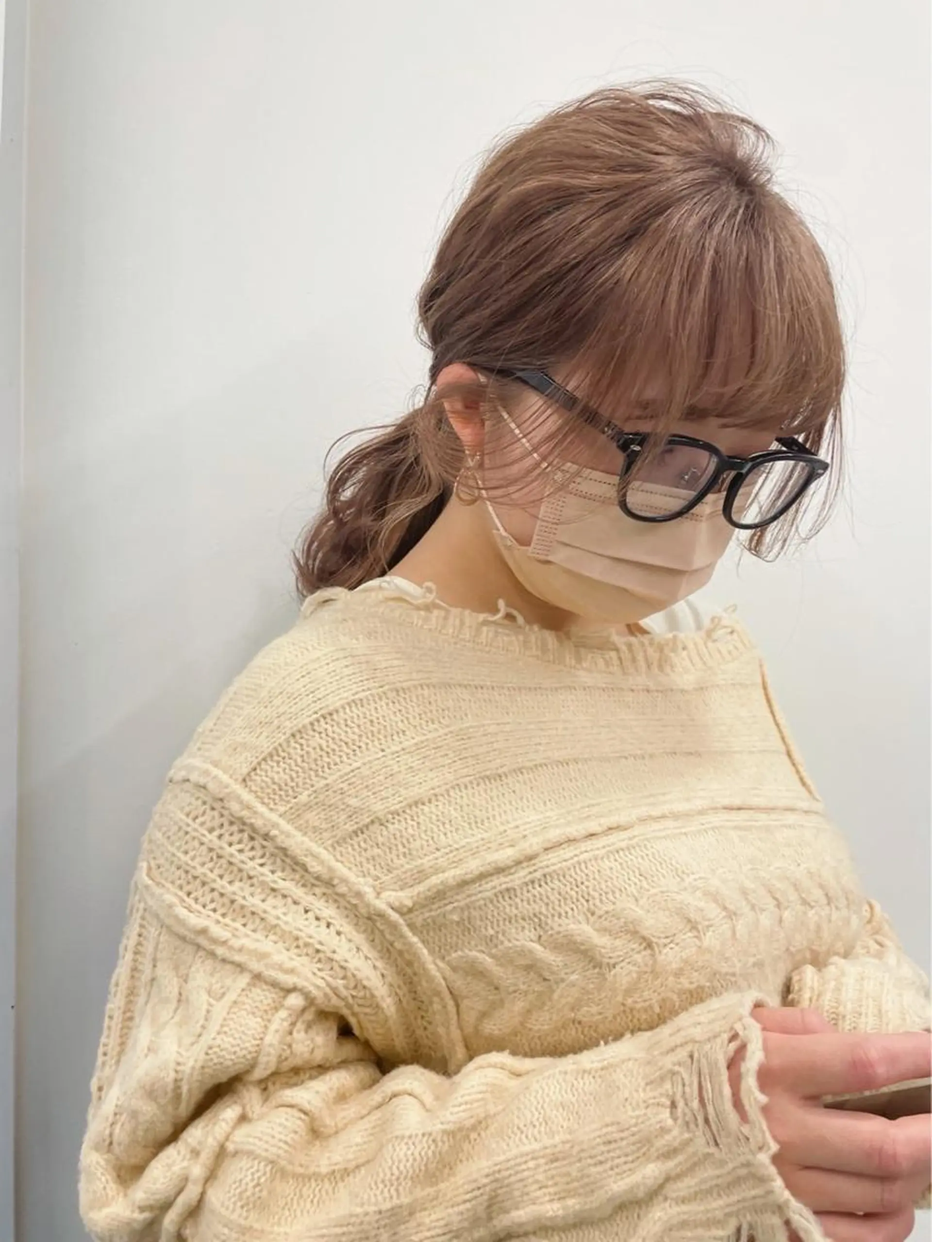 ロング カラー ヘアアレンジ 髪質改善🫧ベージュ 椙山 響のヘアスタイル