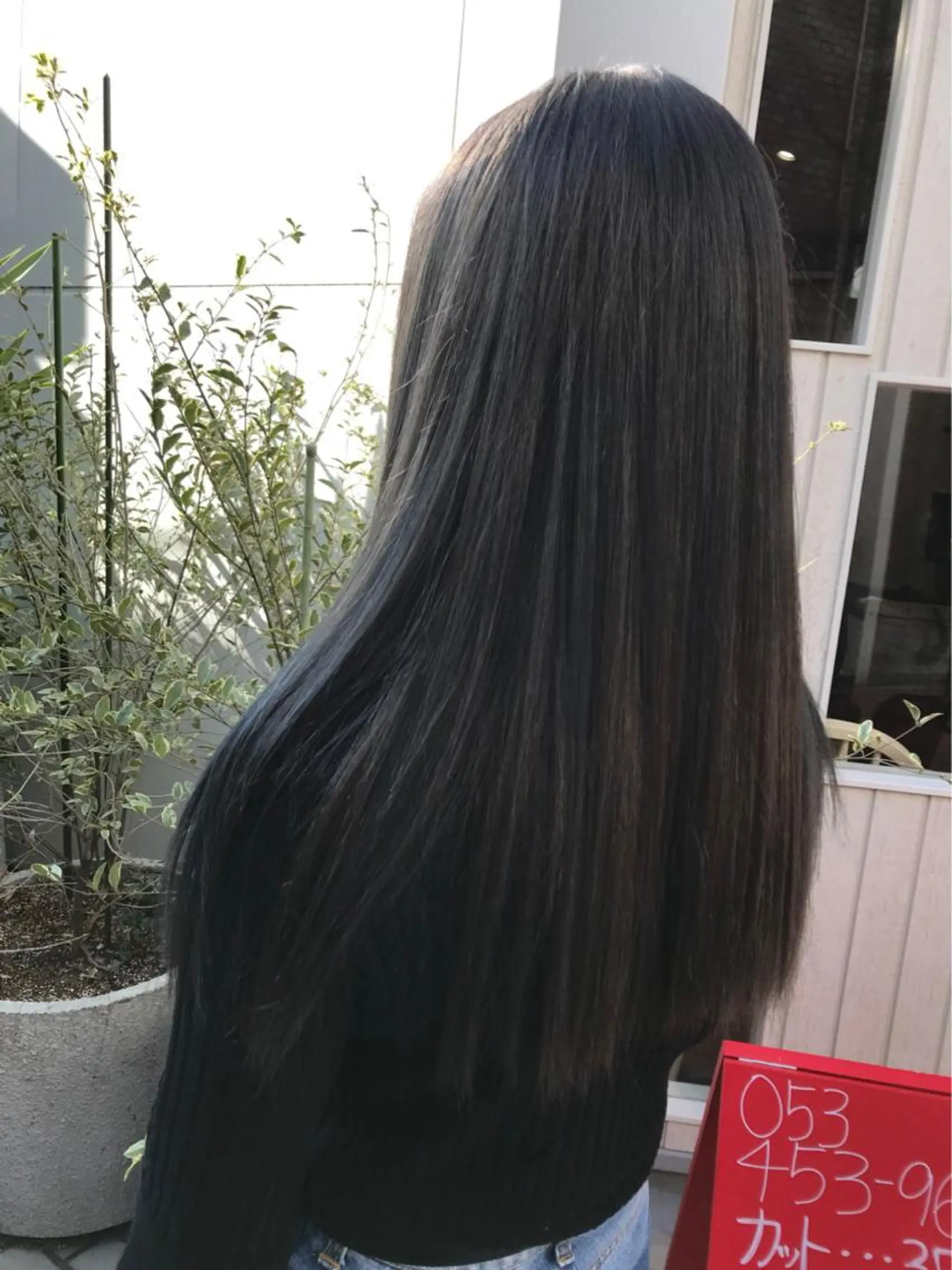 セミロング カラー ダークグレー ダークグレージュ グレージュ 🫟Blanco🫟 Color&Careのヘアスタイル