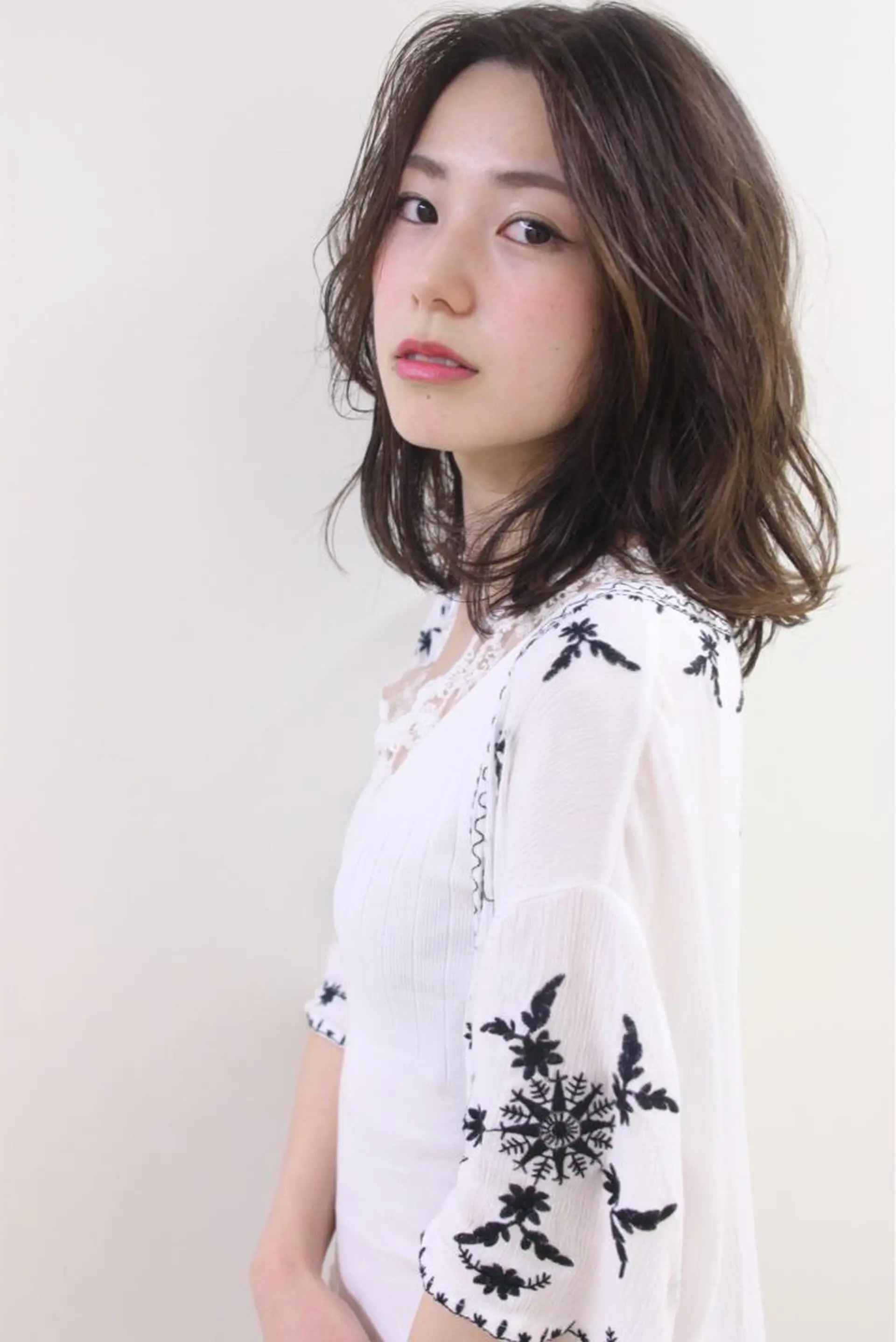 セミロング カラー 🎈馬場佑馬/ スパイラルパーマ🎈のヘアスタイル