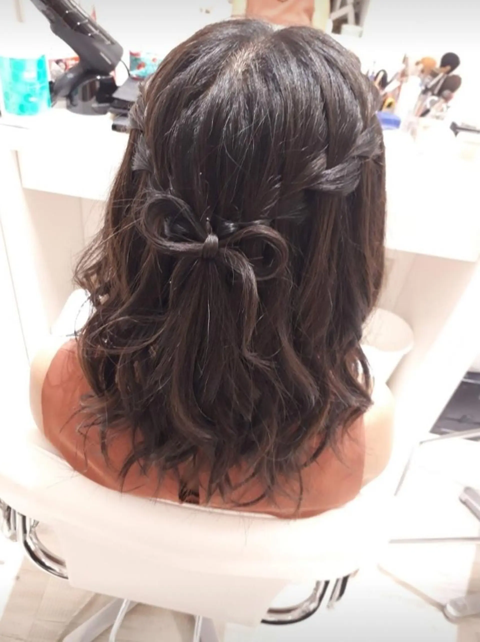 ヘアアレンジ ハーフアップ ベストシーン 新浦安のマツエク・マツパデザイン
