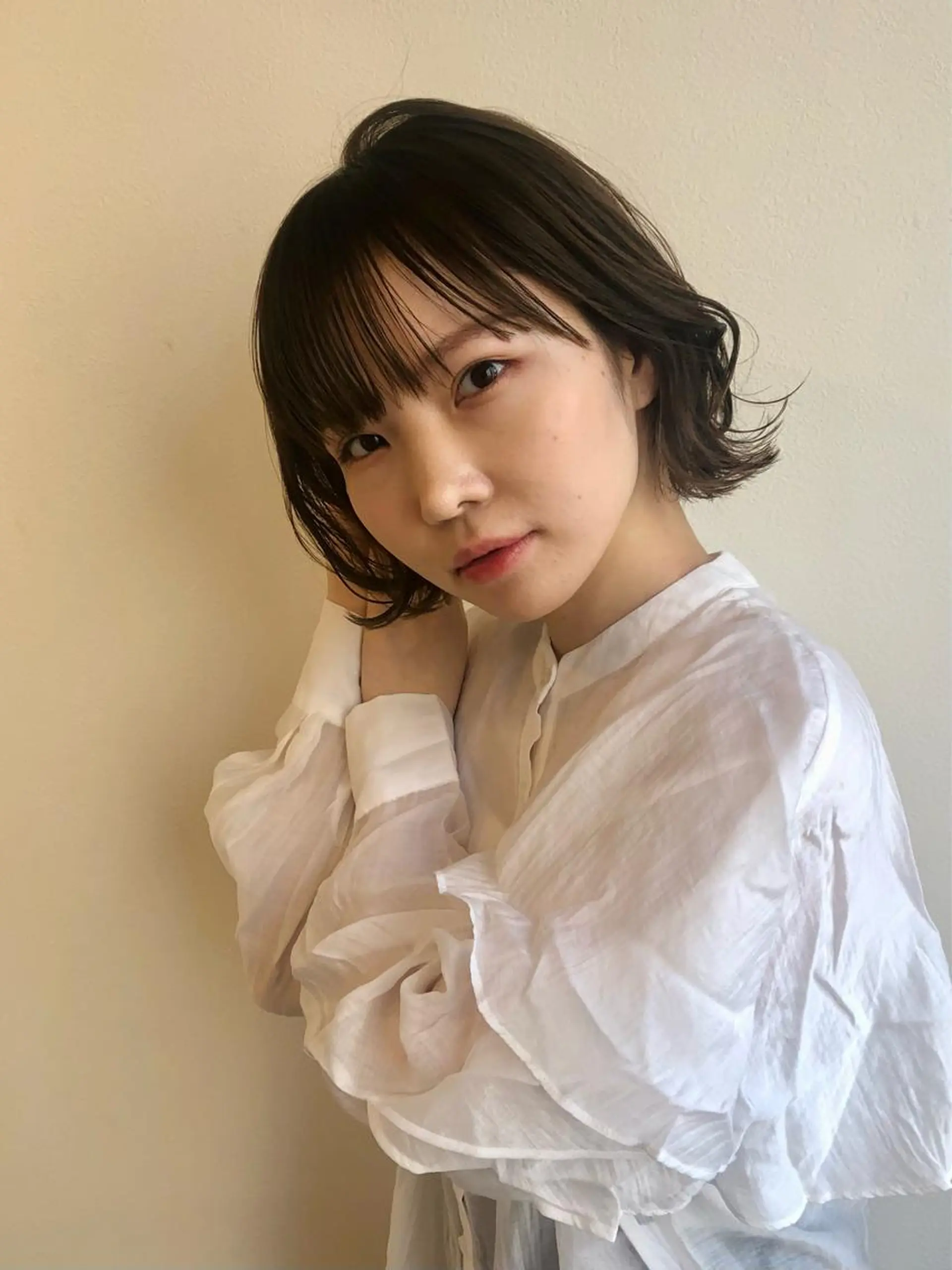 ショート カラー ボブ カット ヘアカラー 森田 真由のヘアスタイル