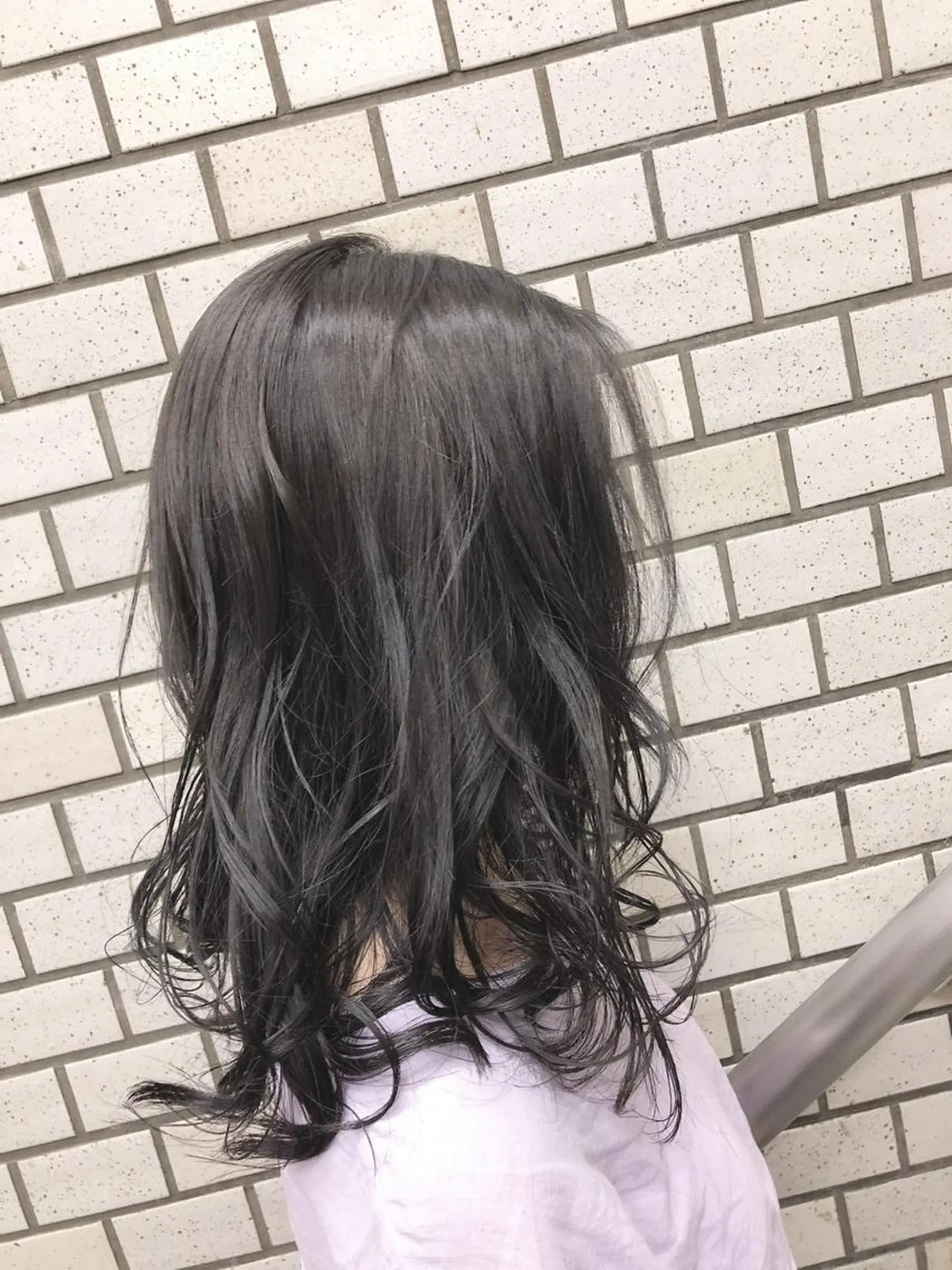 ミディアム カラー hair &eye LAWE.店長のヘアスタイル
