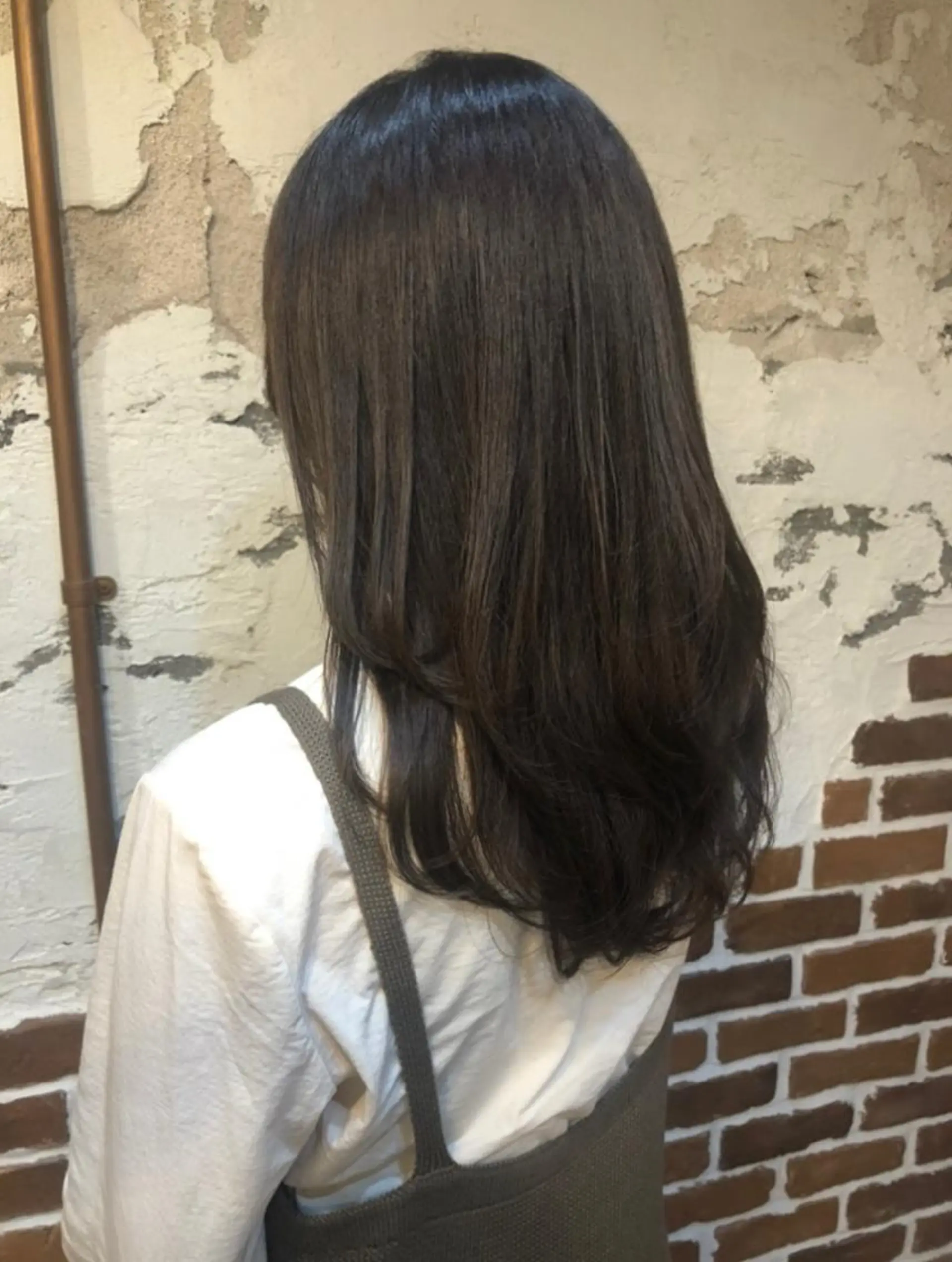 ロング カット ヘアカラー トリートメント ✨色持ちの良い艶 カラー✨蟹江真世のヘアスタイル