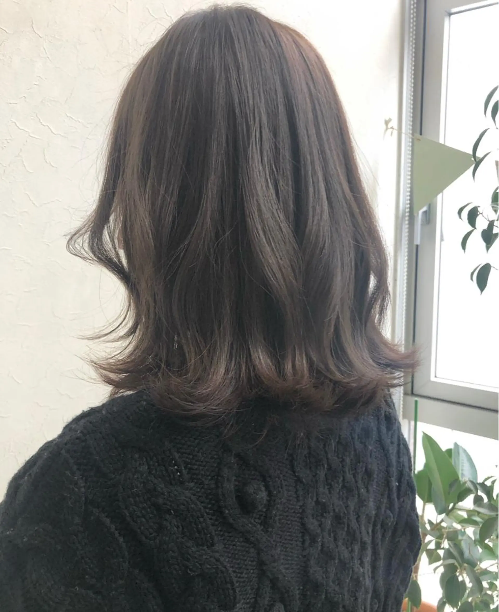 ミディアム カラー nakahara madokaのヘアスタイル