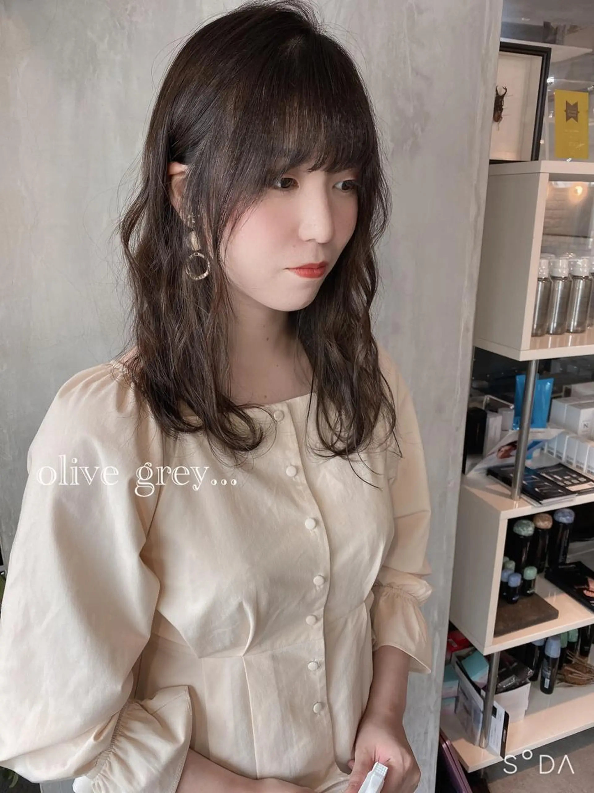 ミディアム カラー ヘアアレンジ stylist/蛯谷 珠里のヘアスタイル