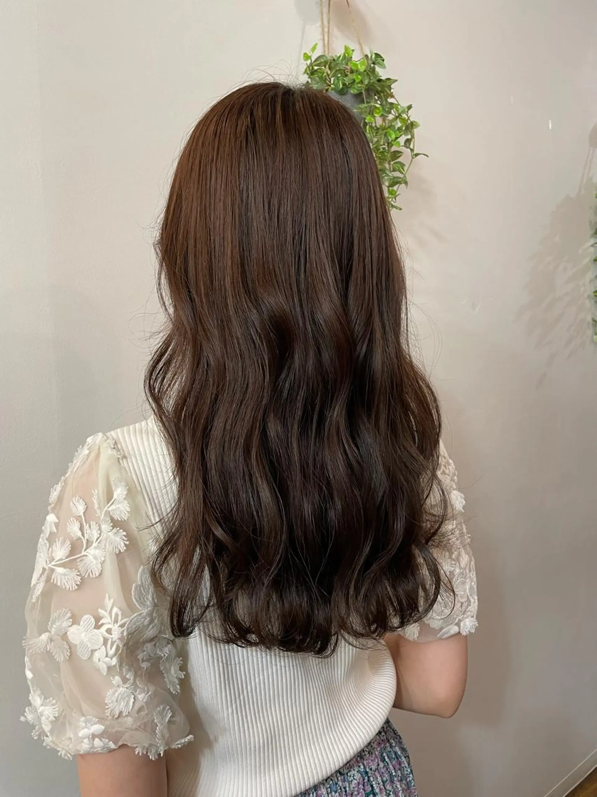 ロング カラー ブラウンカラー ショコラブラウン ヘアカラー トリートメント ツヤ美髪💐 髪質改善/高山愛来のヘアスタイル