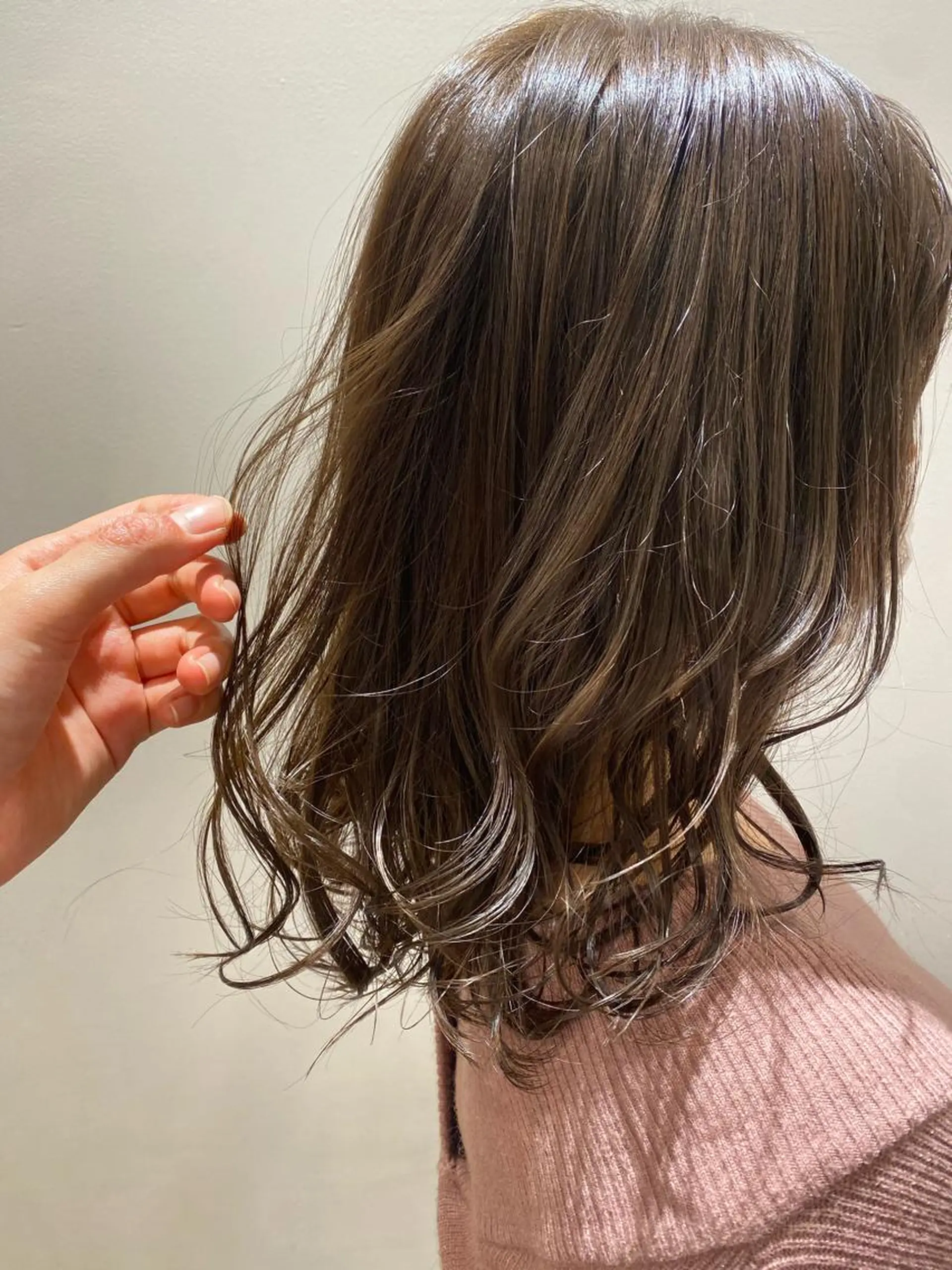 ミディアム カラー ヘアカラー 門崎未依/レイヤー/ メンズカット🪿🌼のヘアスタイル